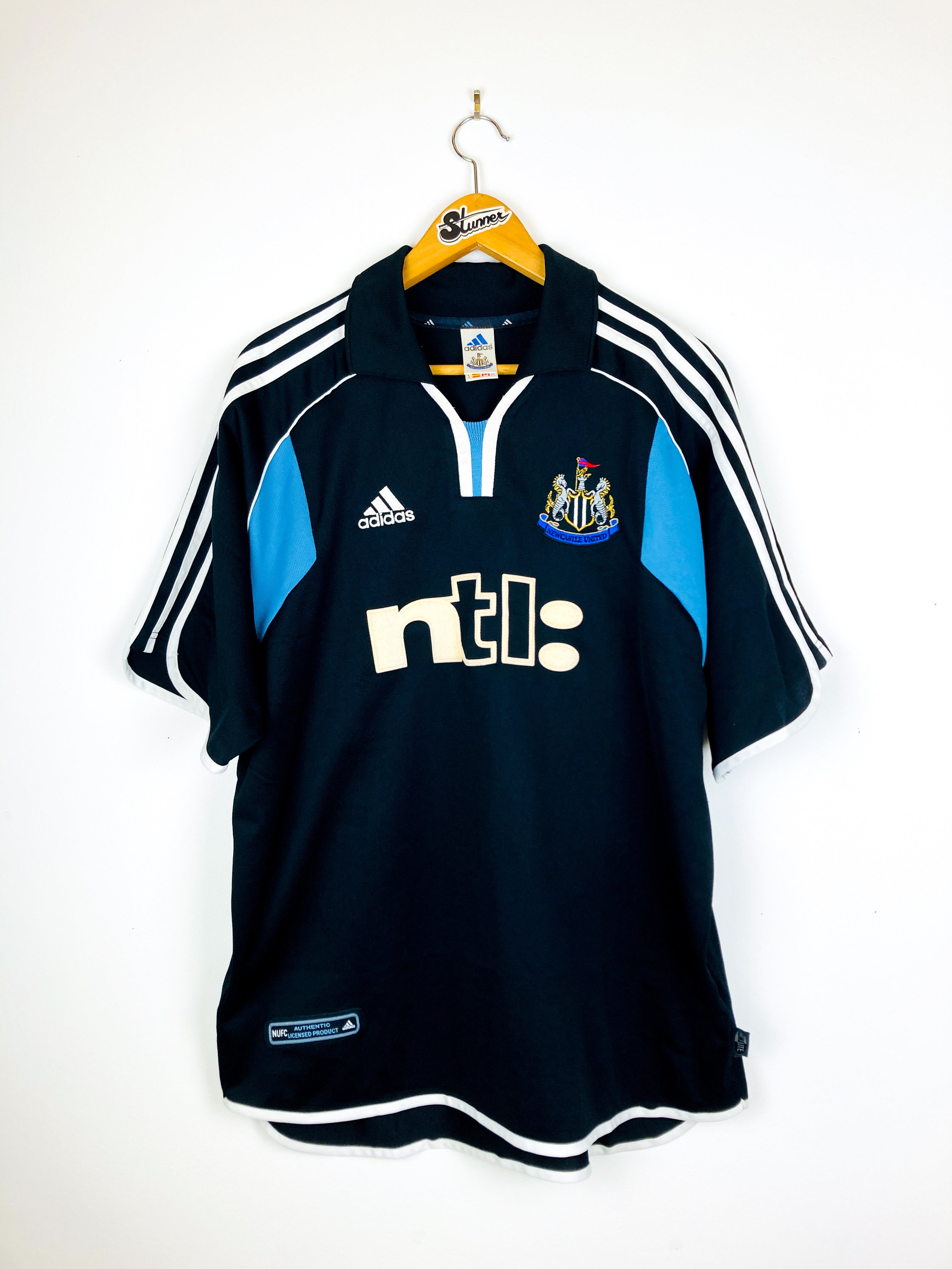 NEWCASTLE UNITED 2000/2001 AWAY SHIRT #9 SHEARER
