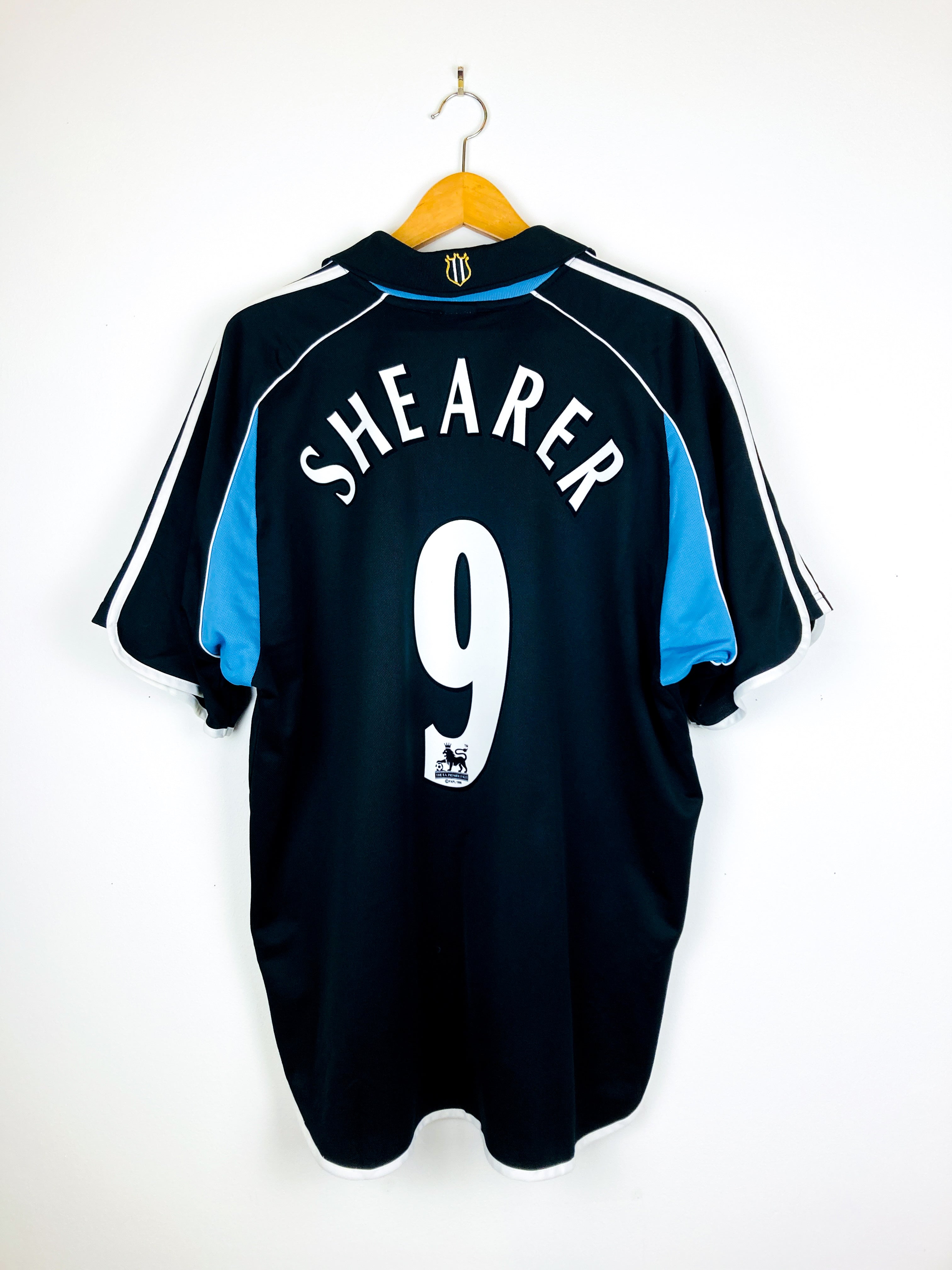 NEWCASTLE UNITED 2000/2001 AWAY SHIRT #9 SHEARER