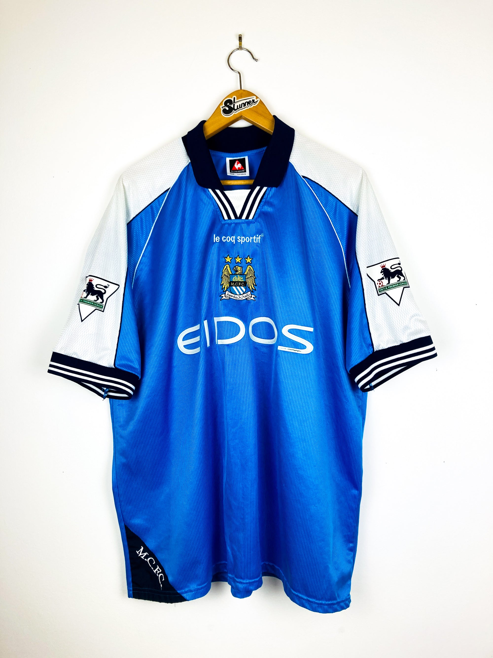 MANCHESTER CITY 1999/2001 HOME SHIRT #9 DICKOV