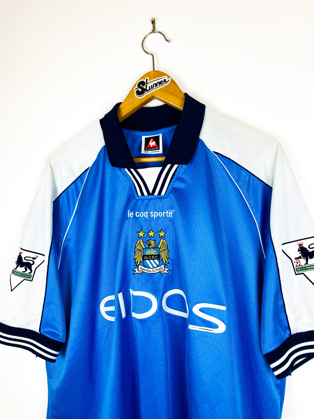 MANCHESTER CITY 1999/2001 HOME SHIRT #9 DICKOV