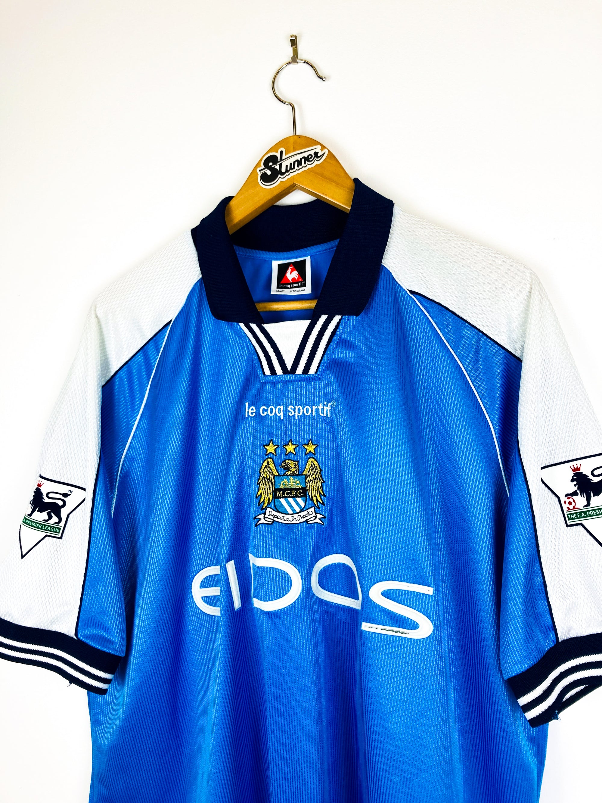 MANCHESTER CITY 1999/2001 HOME SHIRT #9 DICKOV