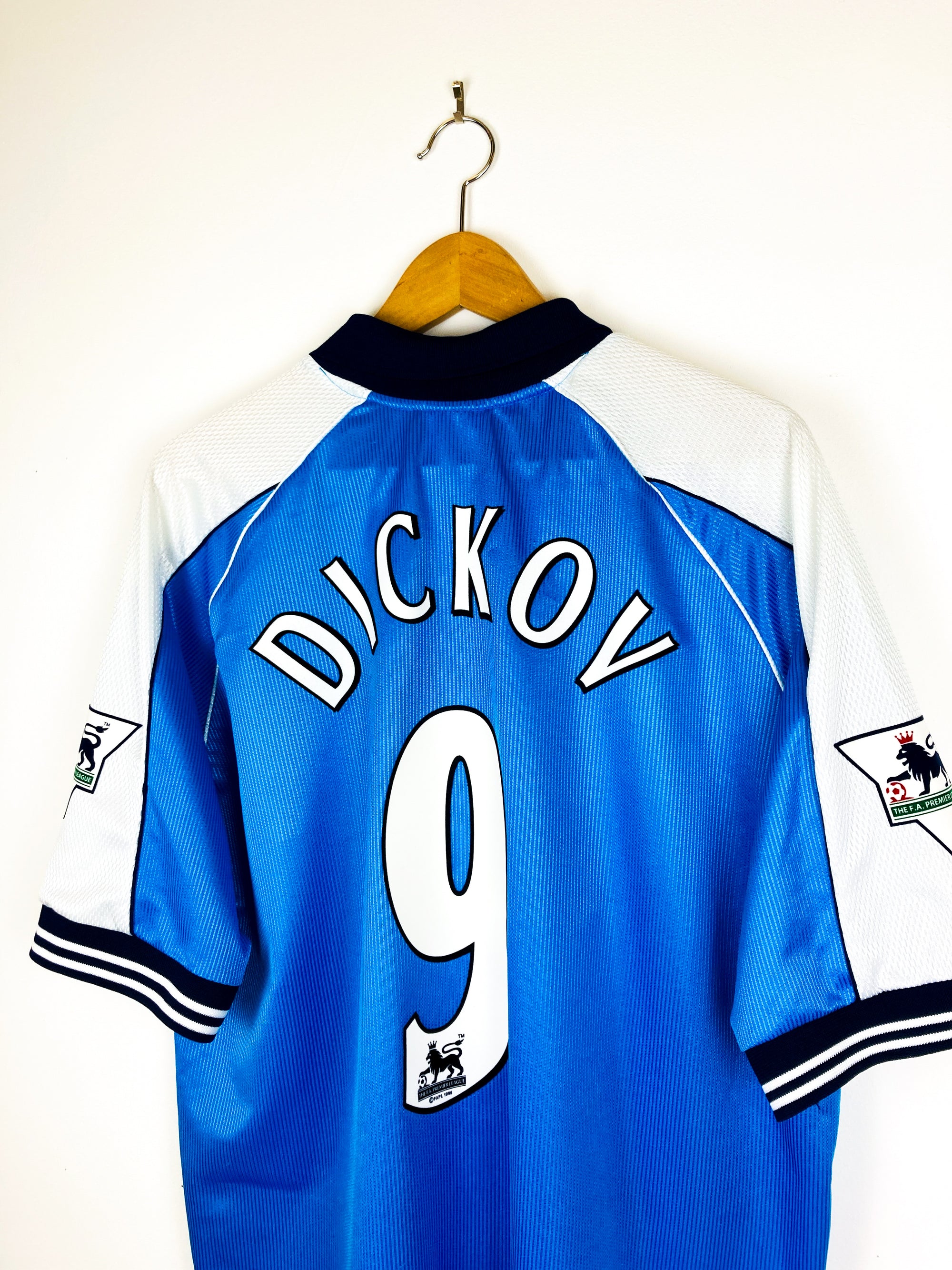 MANCHESTER CITY 1999/2001 HOME SHIRT #9 DICKOV