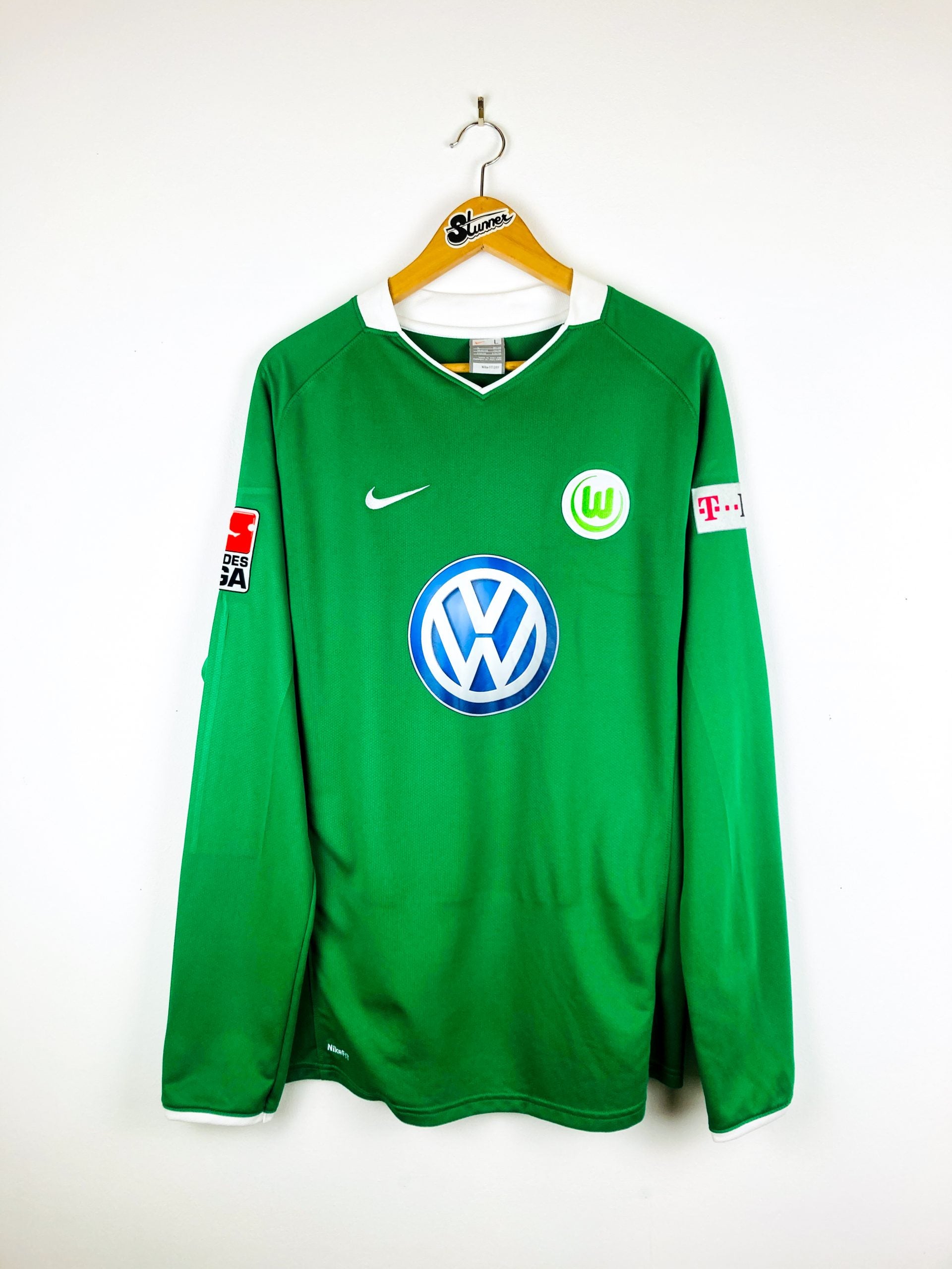VFL WOLFSBURG 2008/2009 HOME SHIRT #23 GRAFITE [L/S]