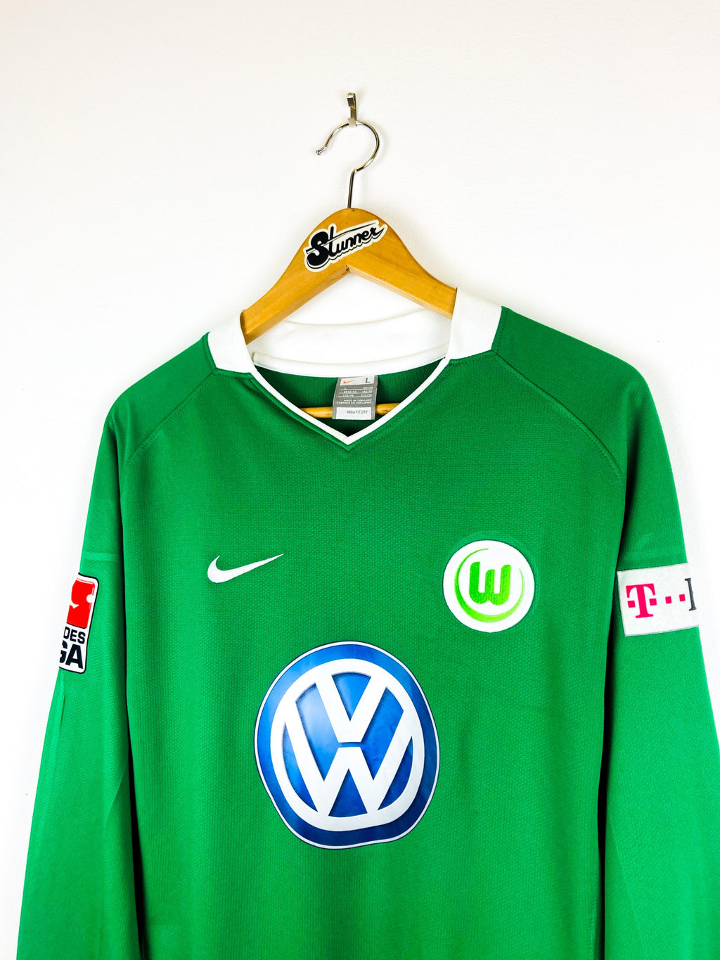 VFL WOLFSBURG 2008/2009 HOME SHIRT #23 GRAFITE [L/S]