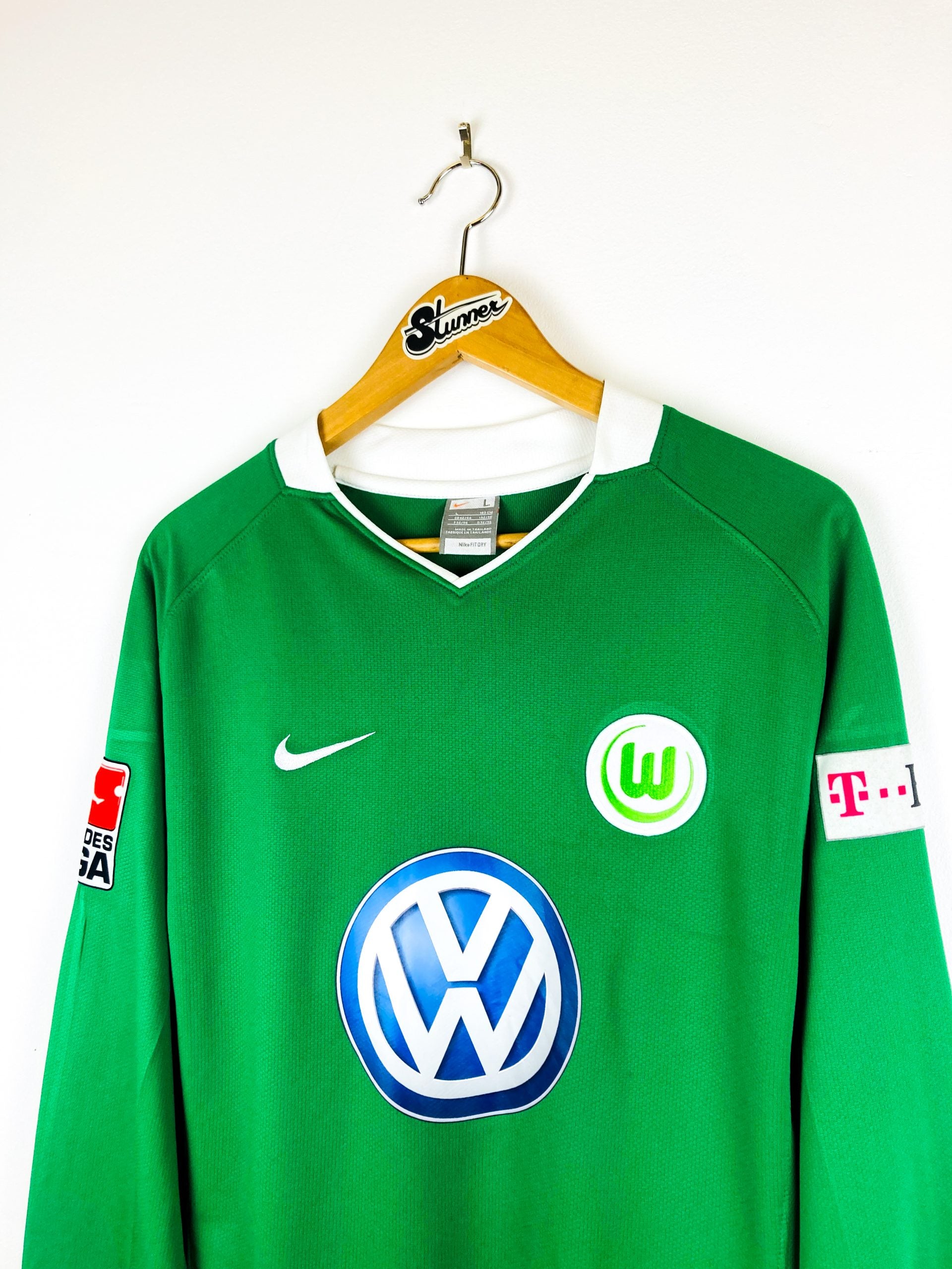 VFL WOLFSBURG 2008/2009 HOME SHIRT #23 GRAFITE [L/S]