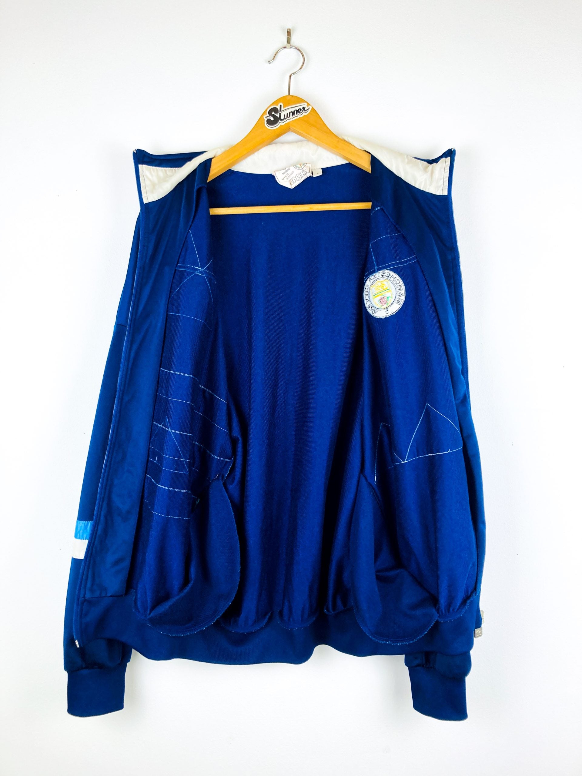 MANCHESTER CITY 1991/1992 TRAINING ZIP JACKET