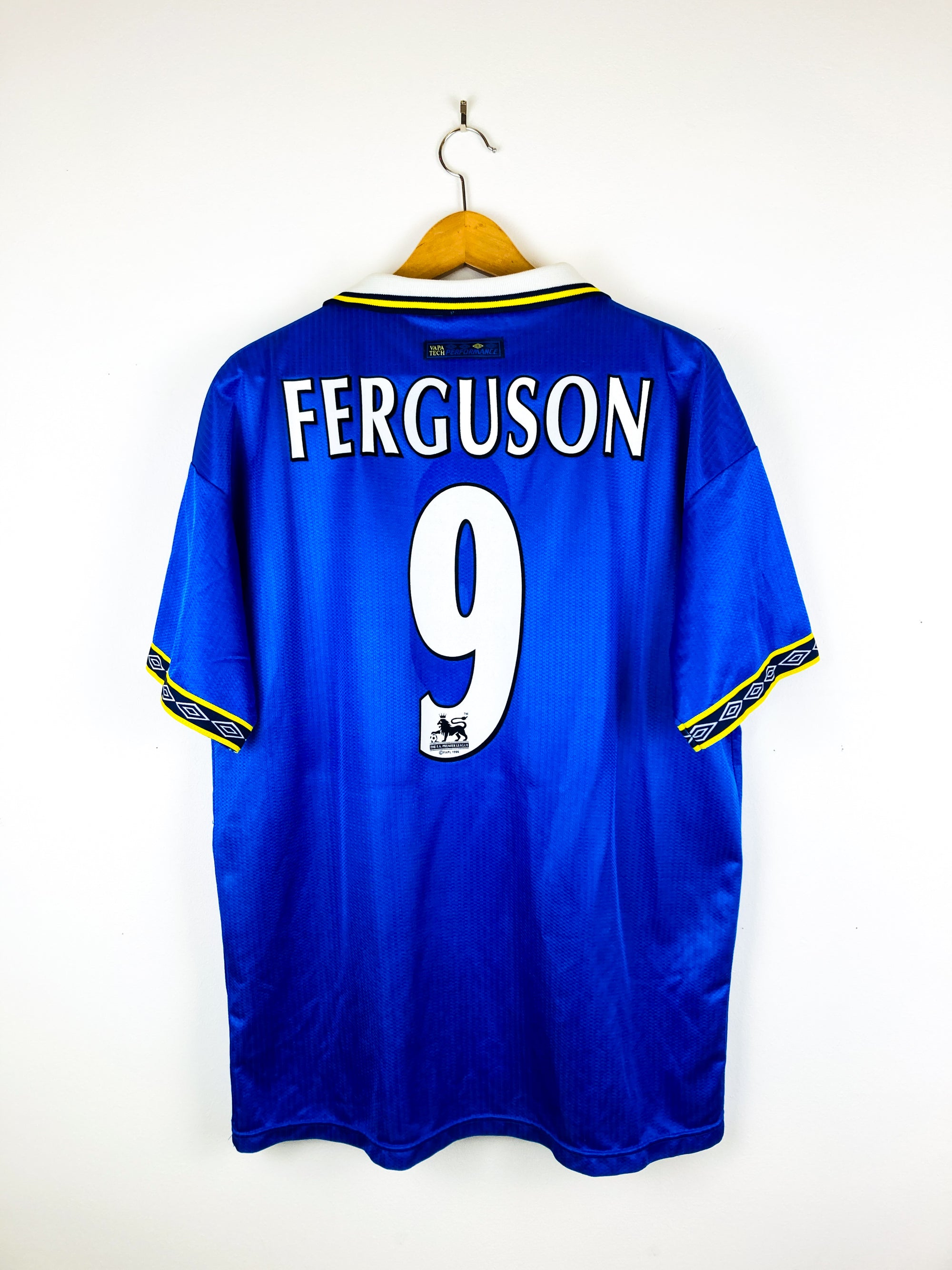 EVERTON 1998/1999 HOME SHIRT #9 FERGUSON