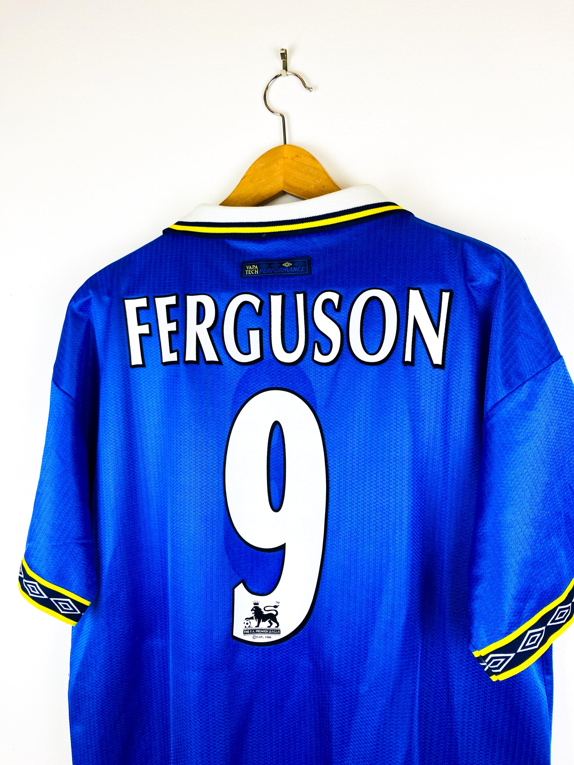 EVERTON 1998/1999 HOME SHIRT #9 FERGUSON