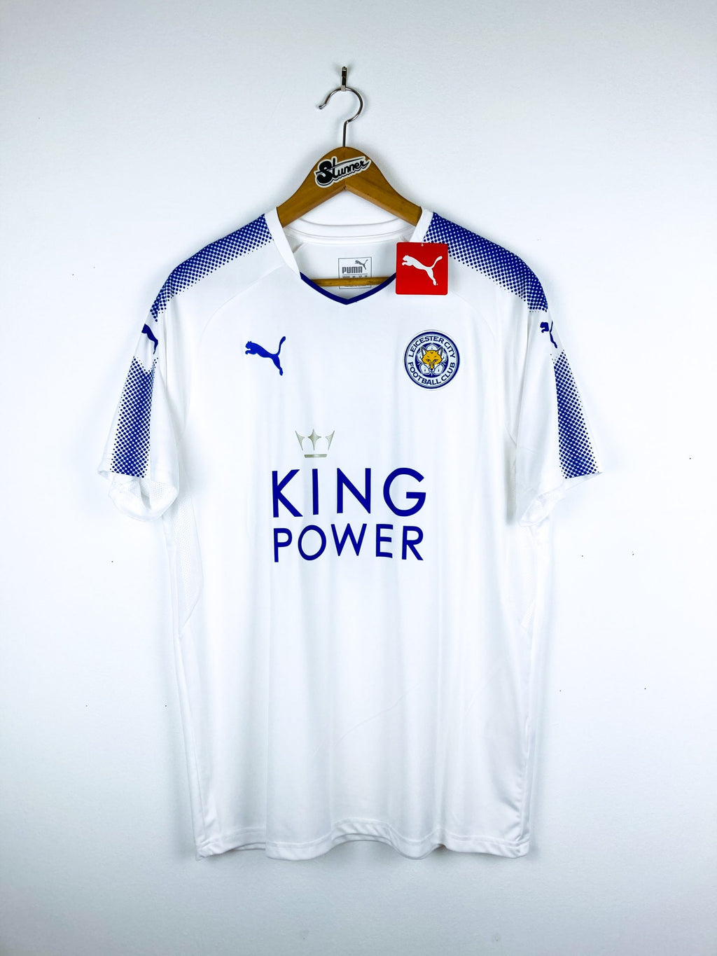LEICESTER CITY 2017/2018 THIRD SHIRT #9 VARDY [BNWT]