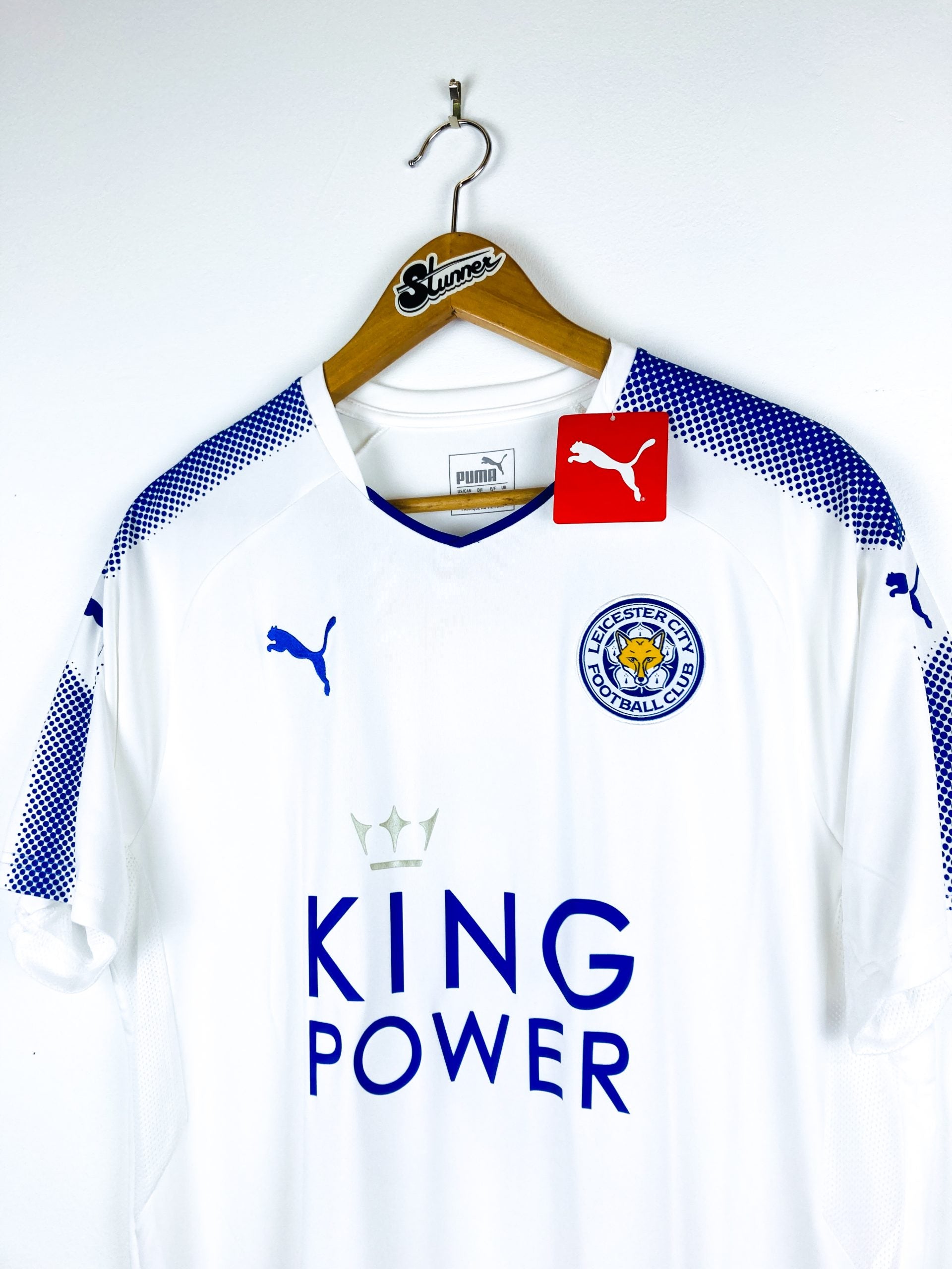 LEICESTER CITY 2017/2018 THIRD SHIRT #9 VARDY [BNWT]