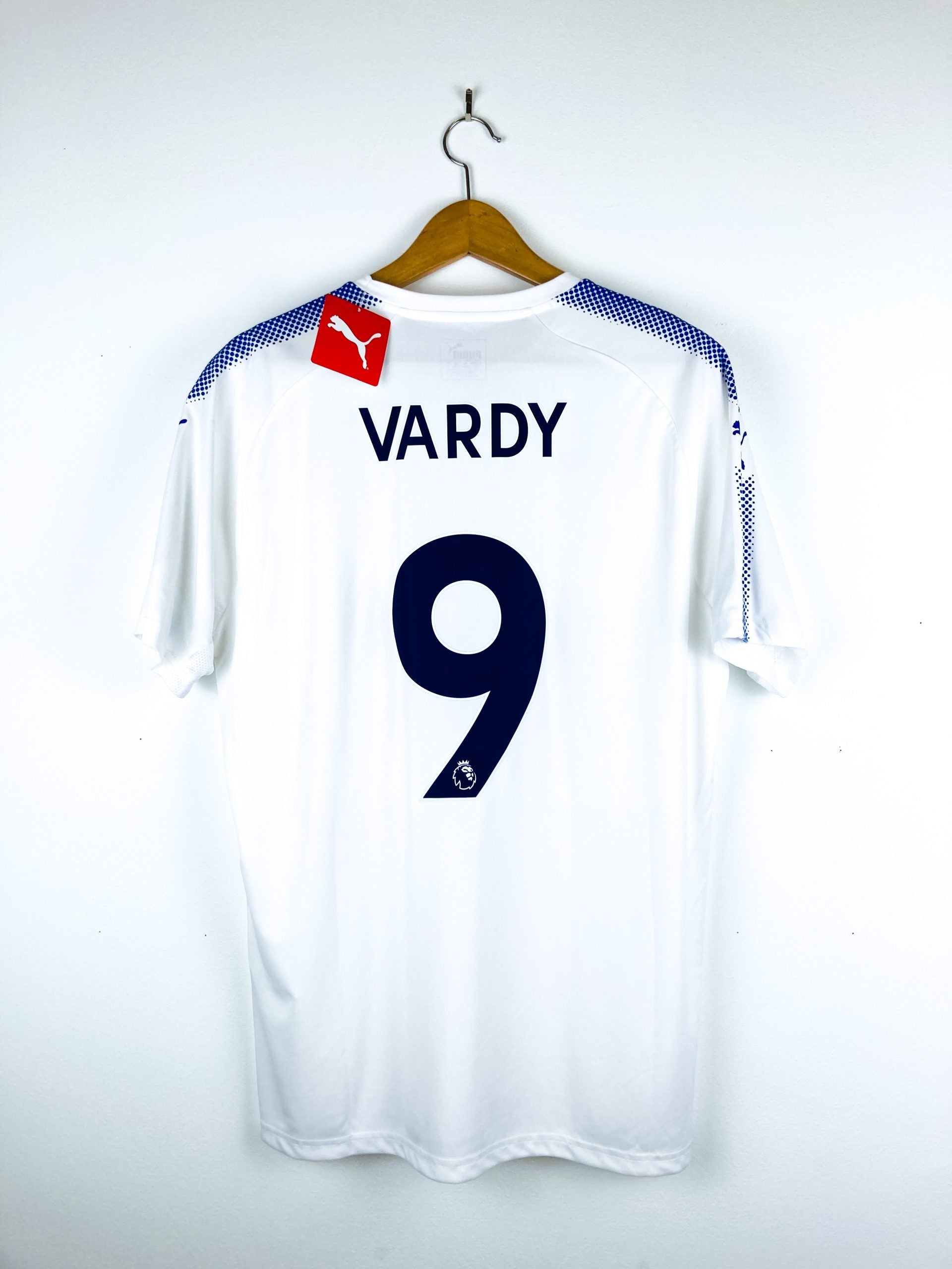 LEICESTER CITY 2017/2018 THIRD SHIRT #9 VARDY [BNWT]