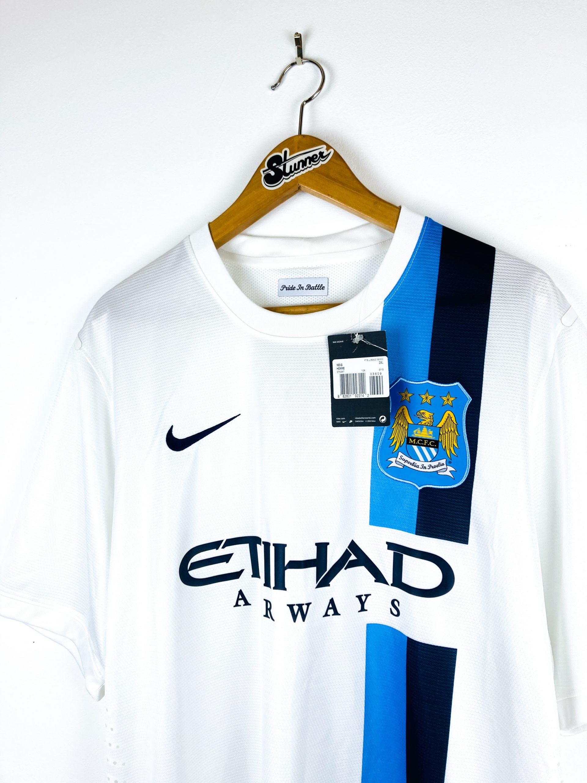 MANCHESTER CITY 2013/2014 *PLAYER ISSUE* THIRD SHIRT [BNWT]