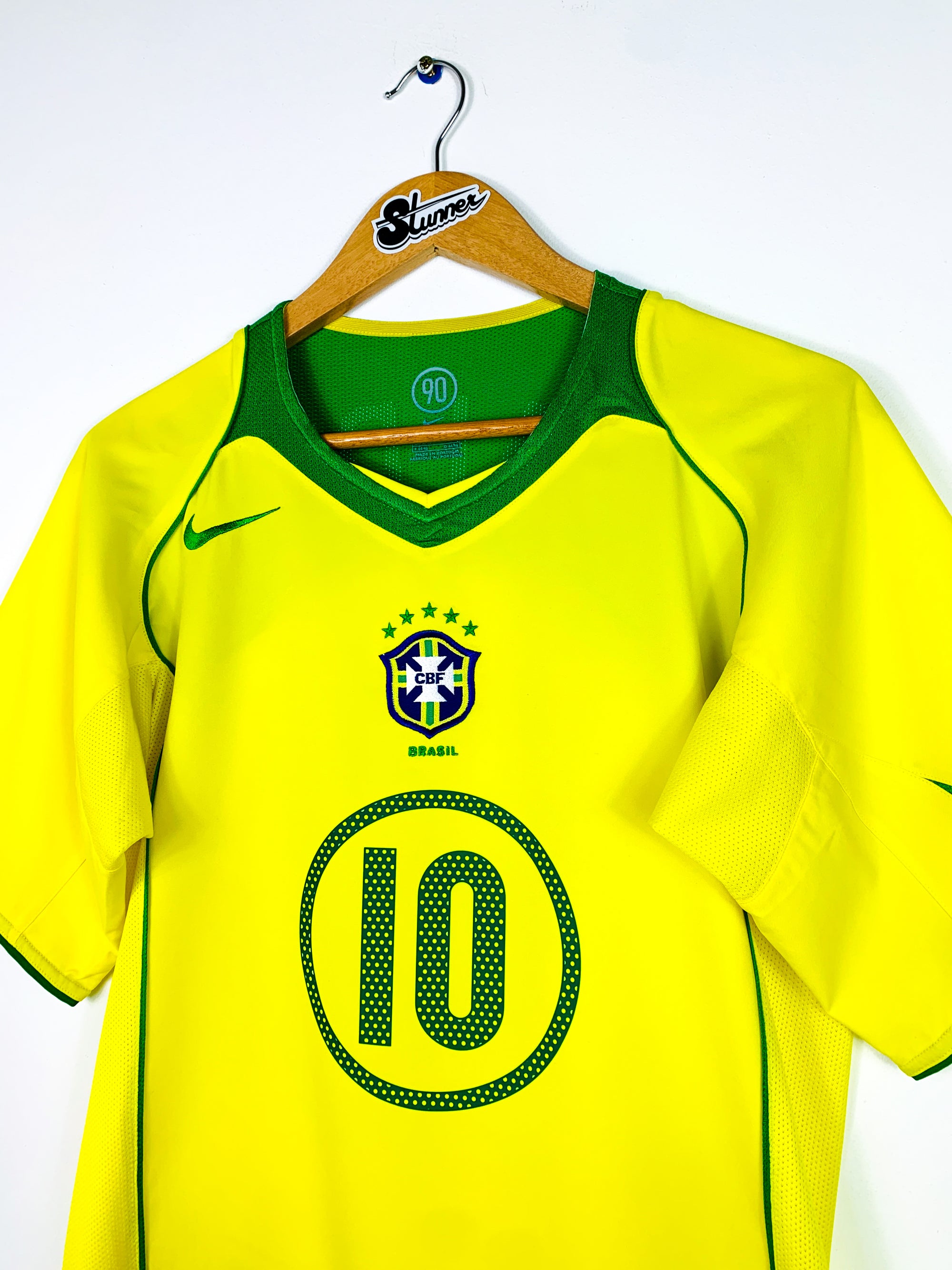BRAZIL 2004/2006 HOME SHIRT #10 RONALDINHO