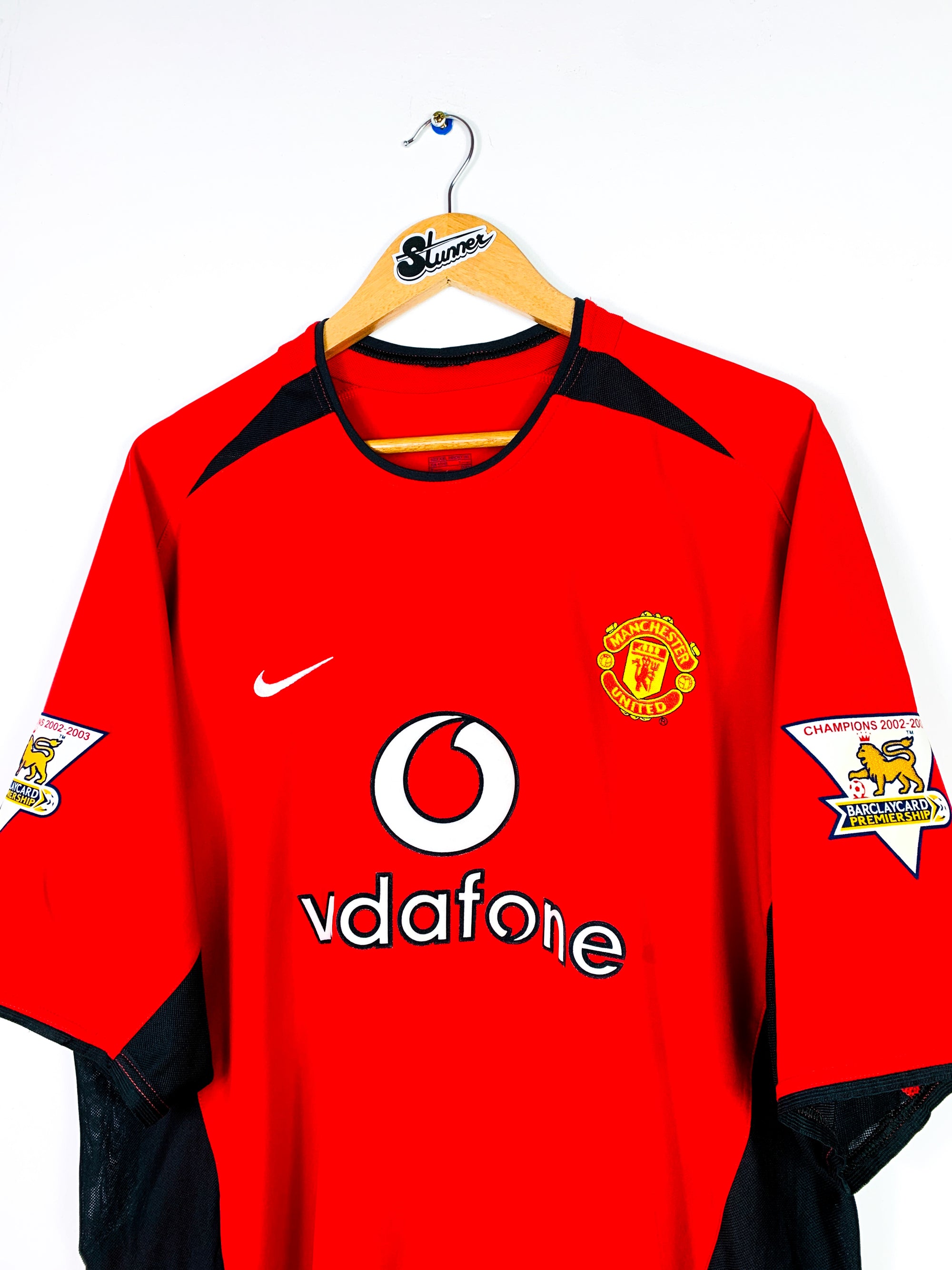 MANCHESTER UNITED 2002/2004 HOME SHIRT #10 VAN NISTELROOY