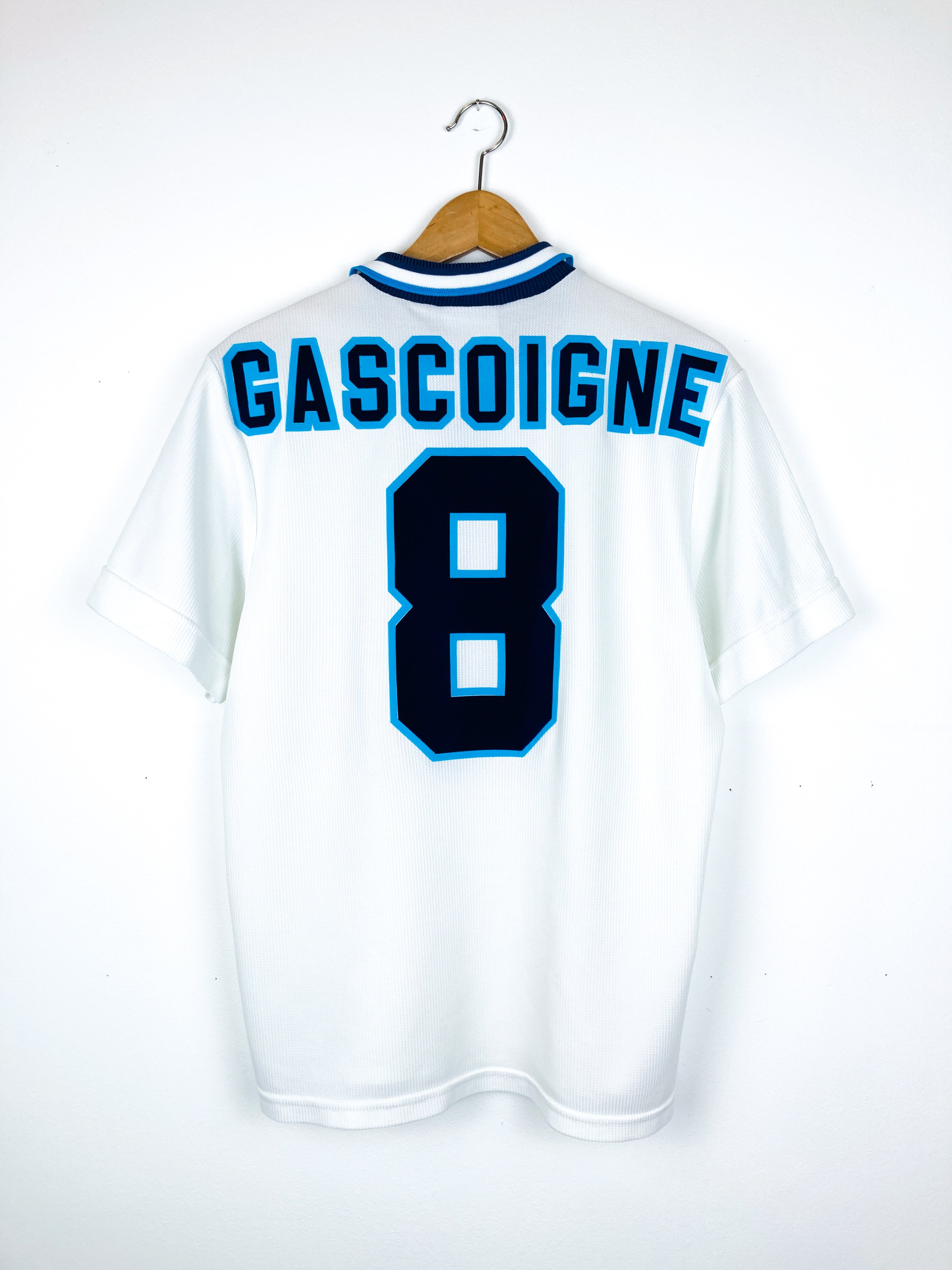 ENGLAND 1995/1997 HOME SHIRT #8 GASCOIGNE