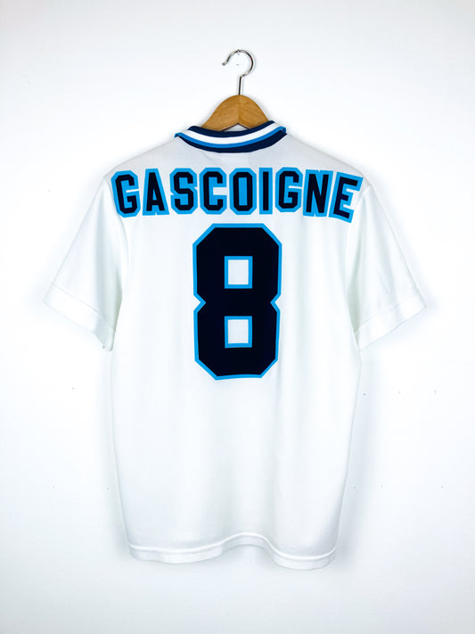 ENGLAND 1995/1997 HOME SHIRT #8 GASCOIGNE