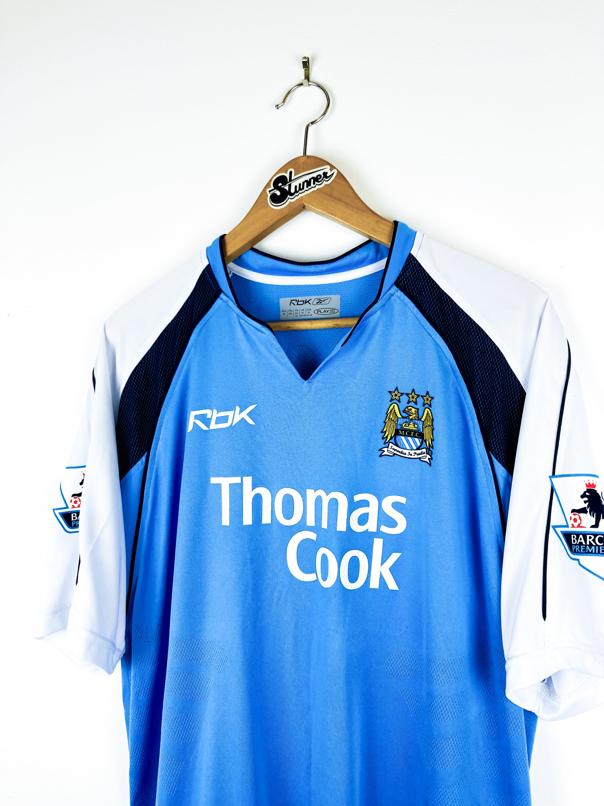 MANCHESTER CITY 2006/2007 HOME SHIRT #11 VASSELL