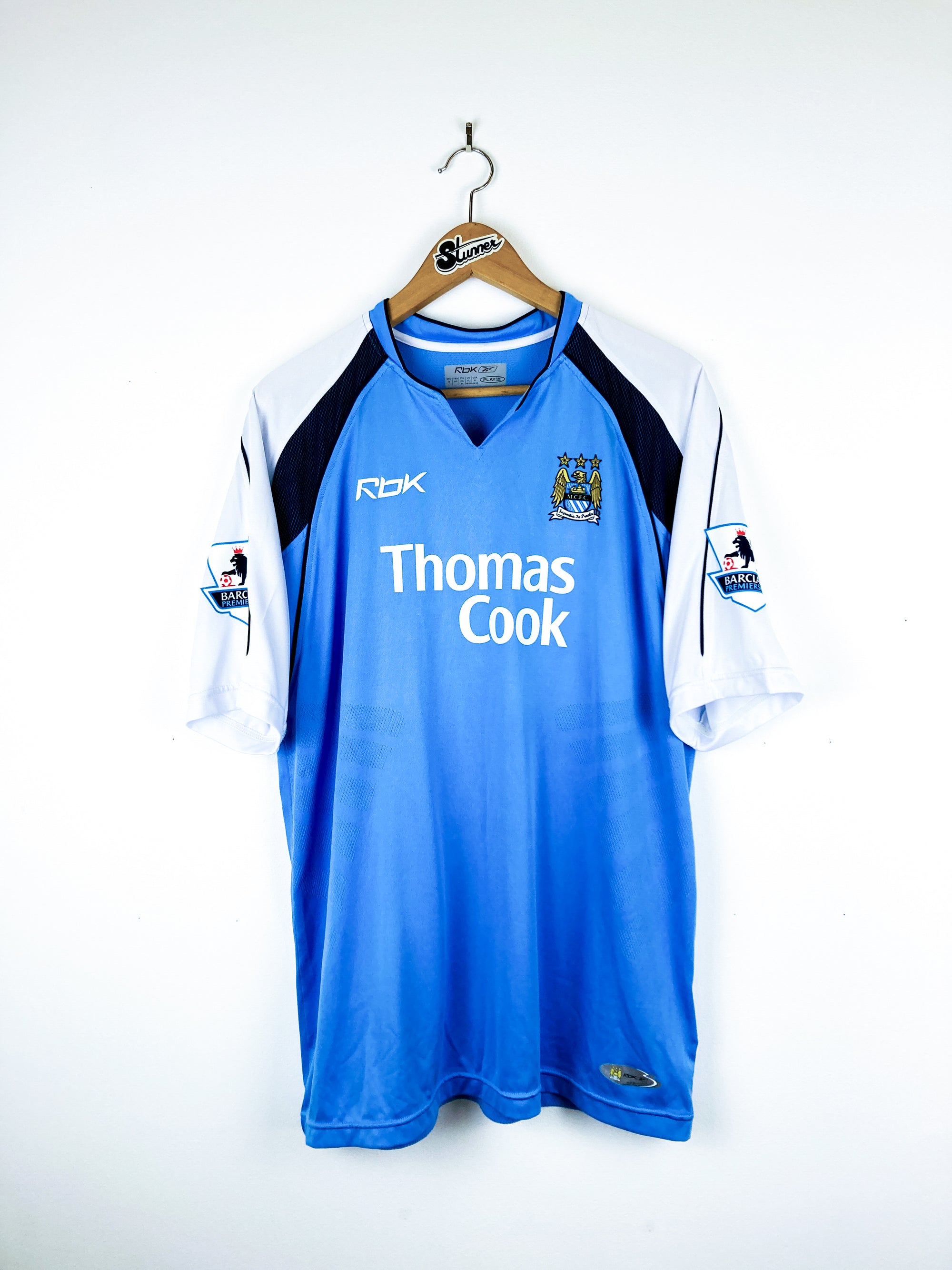 MANCHESTER CITY 2006/2007 HOME SHIRT #11 VASSELL