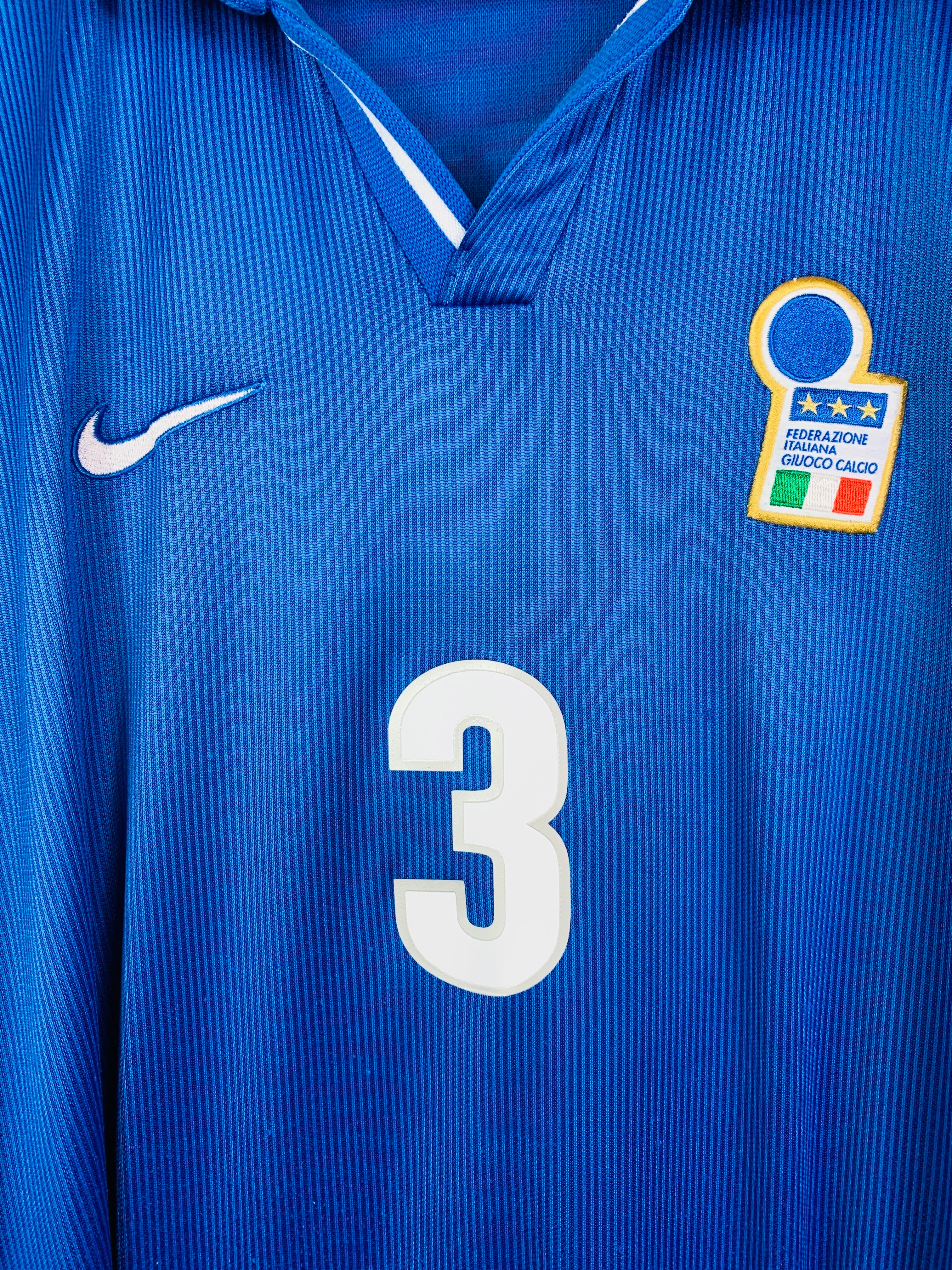 ITALY 1997/1998 HOME SHIRT #3 MALDINI