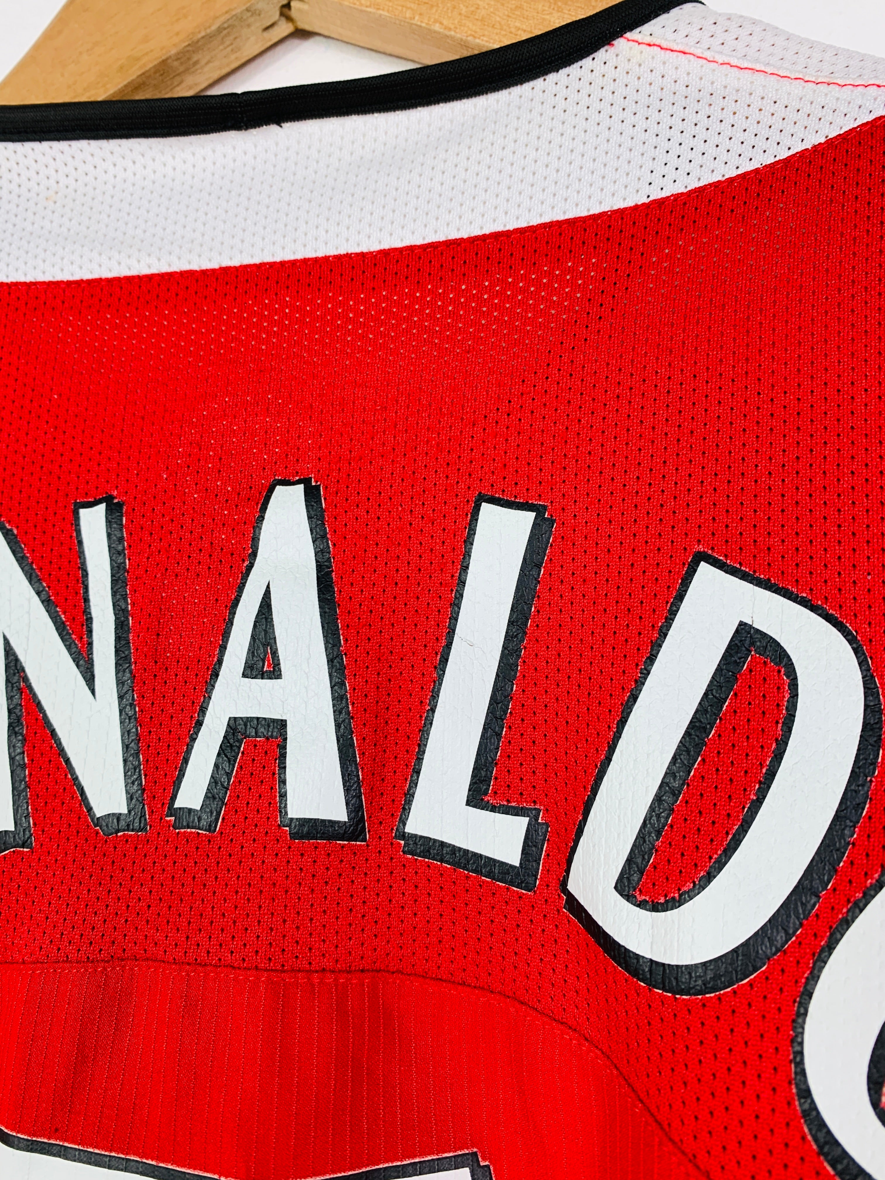 MANCHESTER UNITED 2004/2006 HOME SHIRT #7 RONALDO [L]