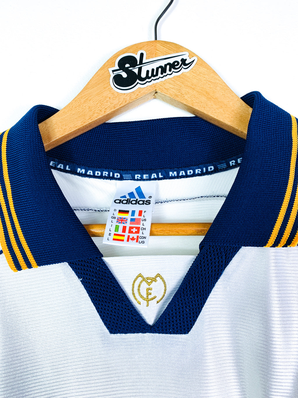REAL MADRID 1998/2000 HOME SHIRT #3 R.CARLOS