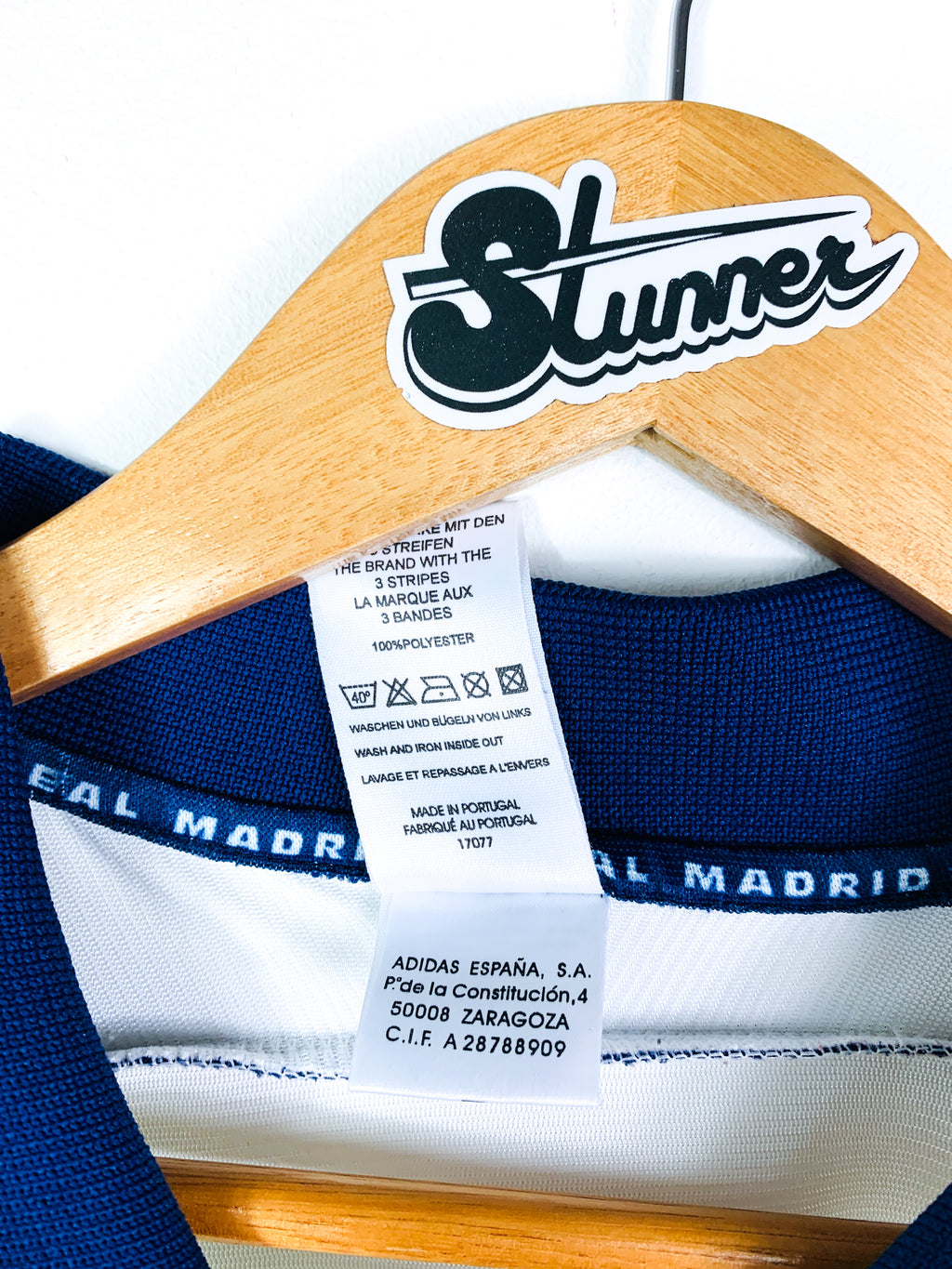 REAL MADRID 1998/2000 HOME SHIRT #3 R.CARLOS