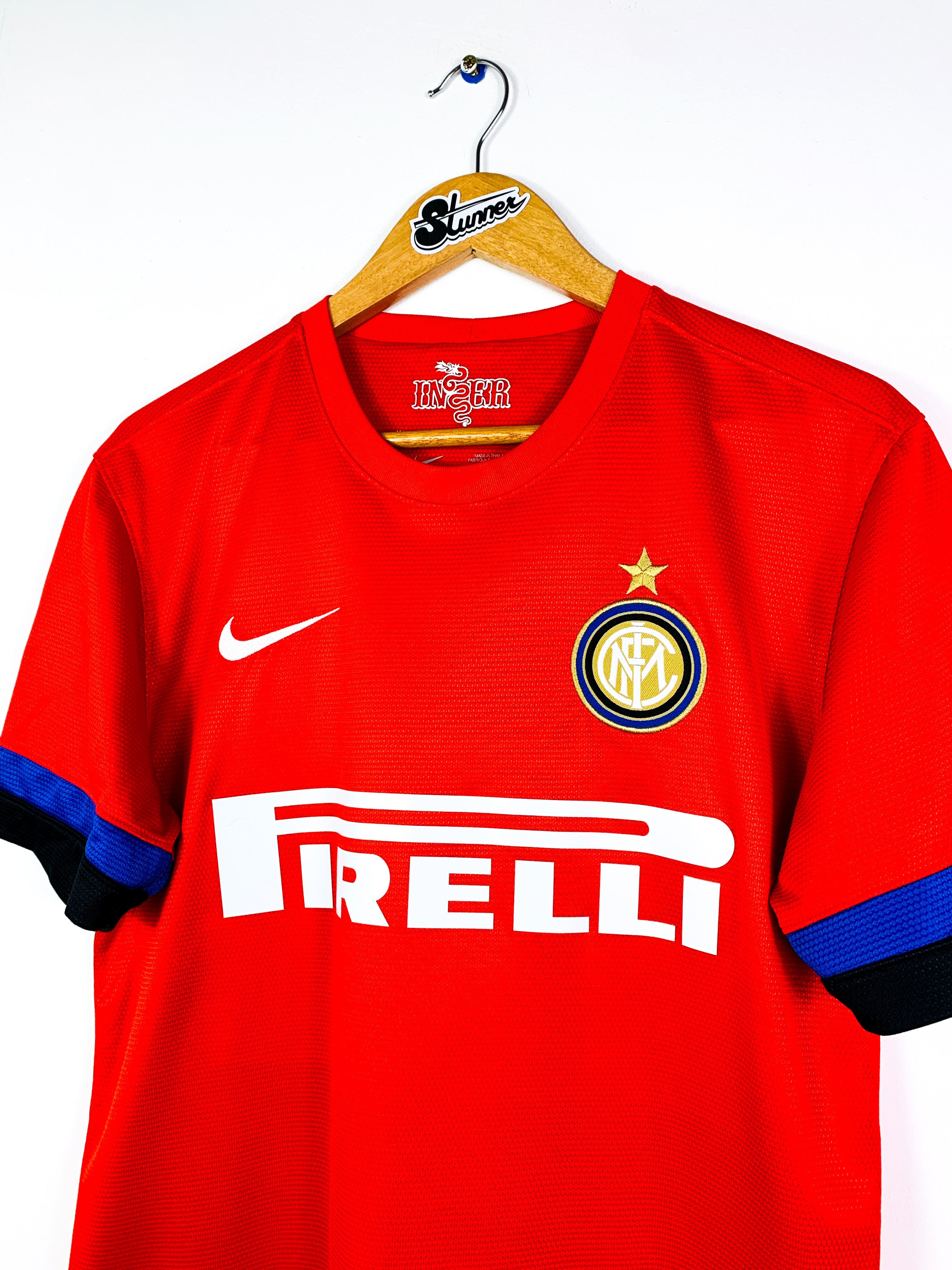 INTER MILAN 2012/2013 AWAY SHIRT #4 J. ZANETTI [M]