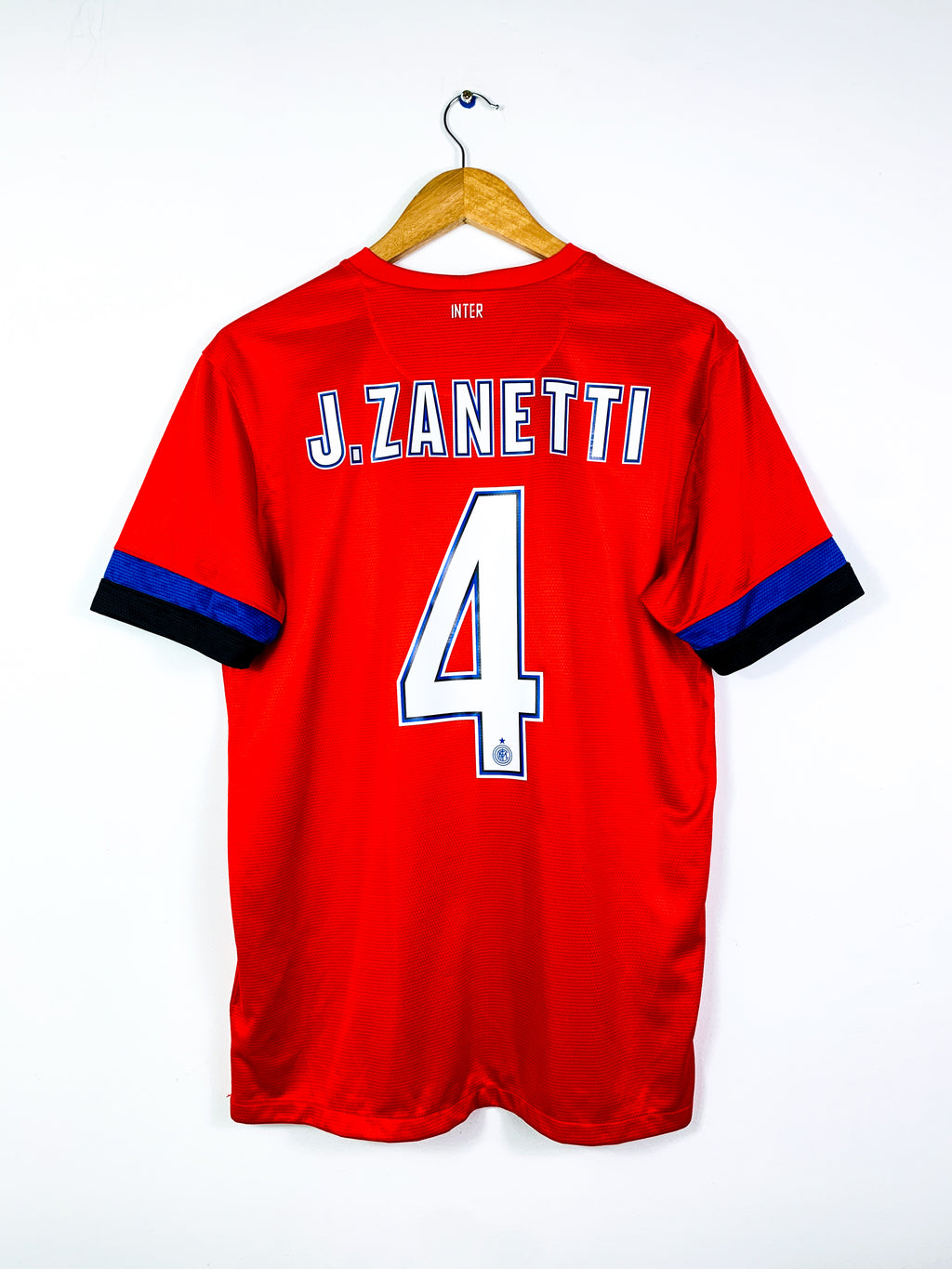 INTER MILAN 2012/2013 AWAY SHIRT #4 J. ZANETTI [M]