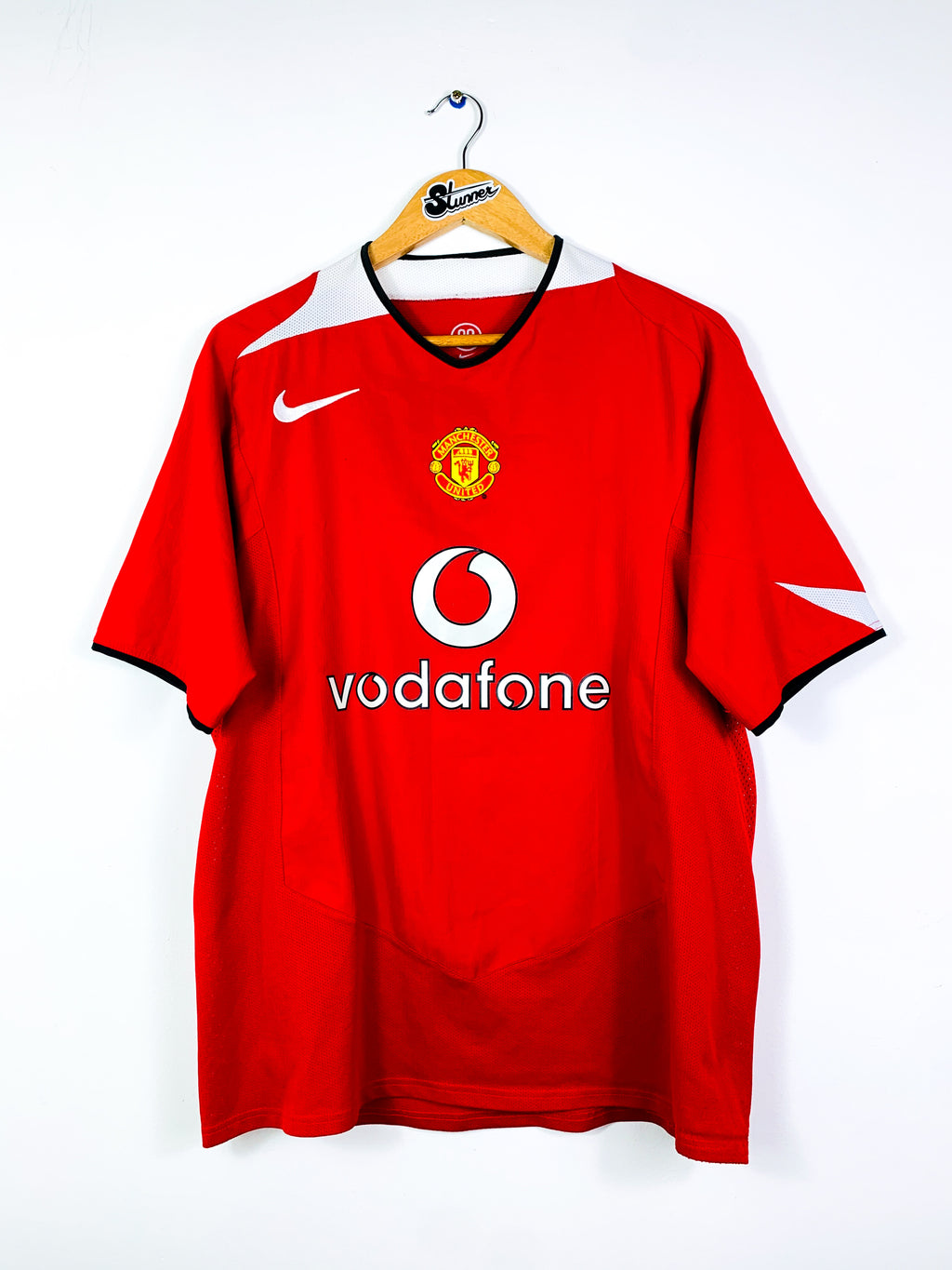 MANCHESTER UNITED 2004/2006 HOME SHIRT #7 RONALDO [L]