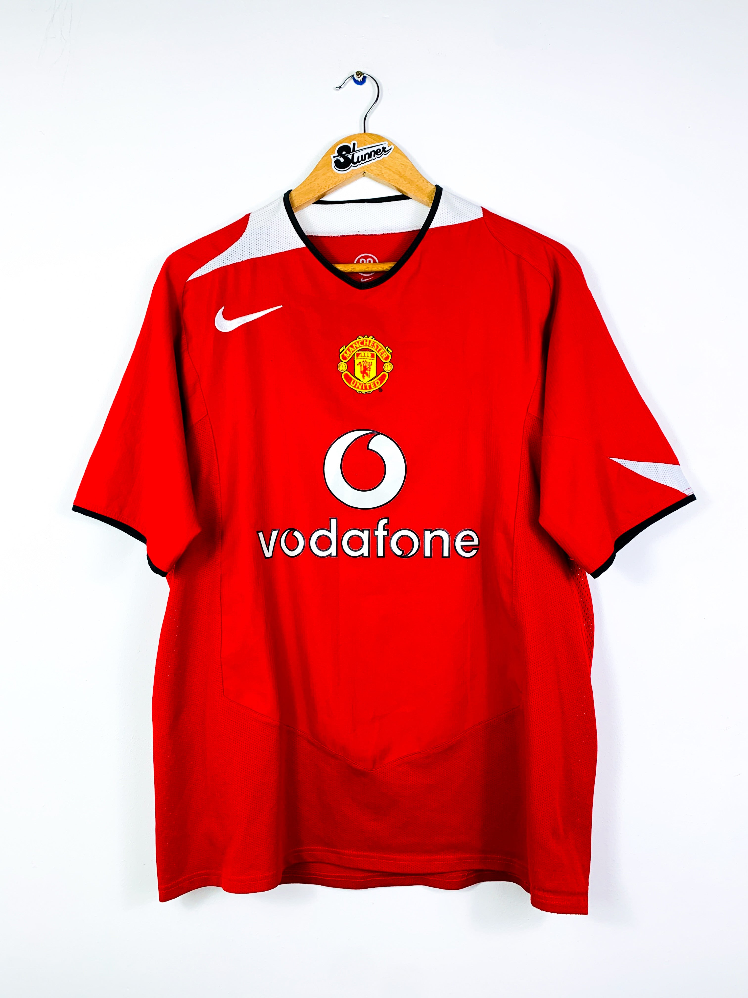 MANCHESTER UNITED 2004/2006 HOME SHIRT #7 RONALDO [L]