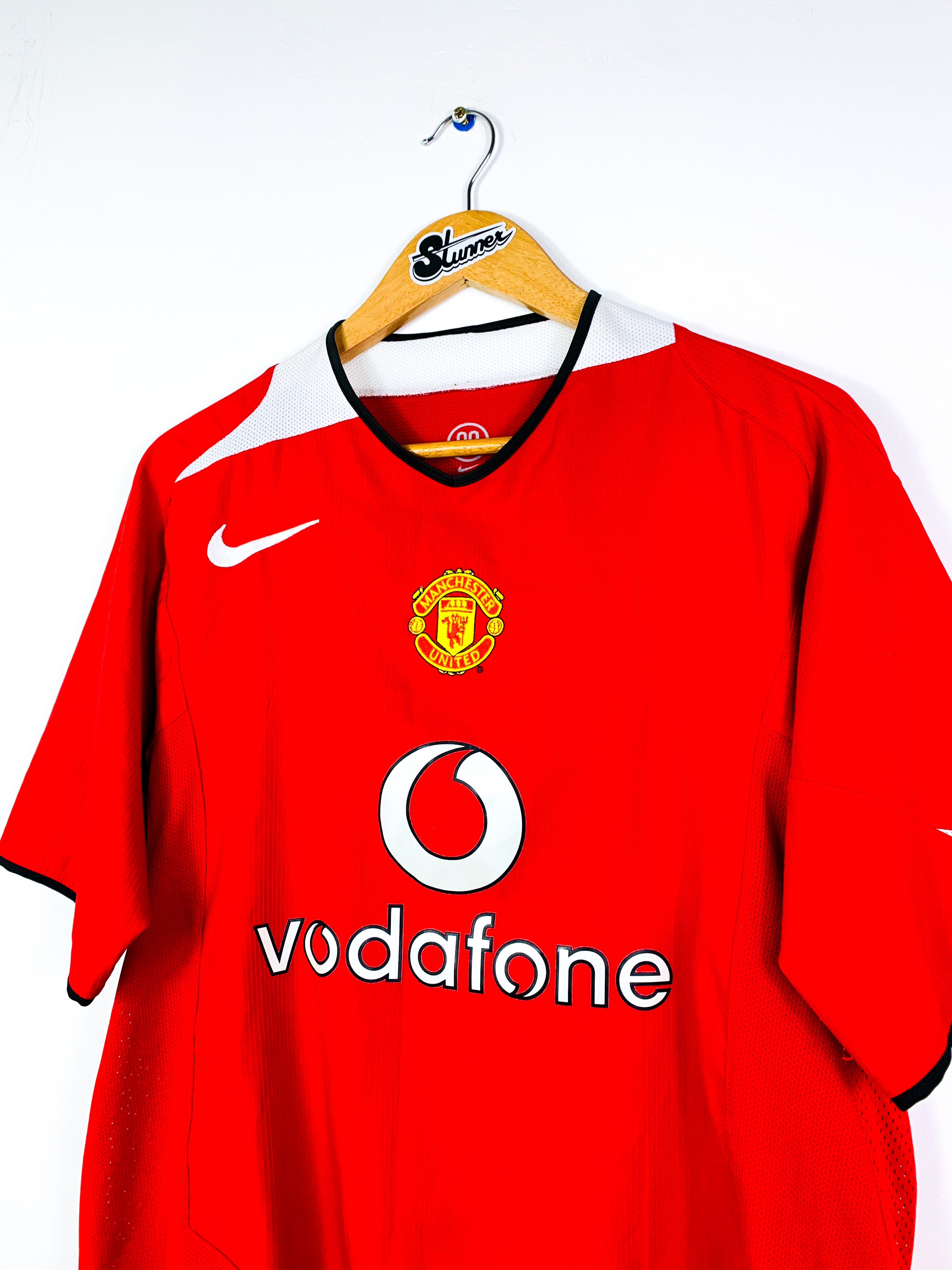 MANCHESTER UNITED 2004/2006 HOME SHIRT #7 RONALDO [L]