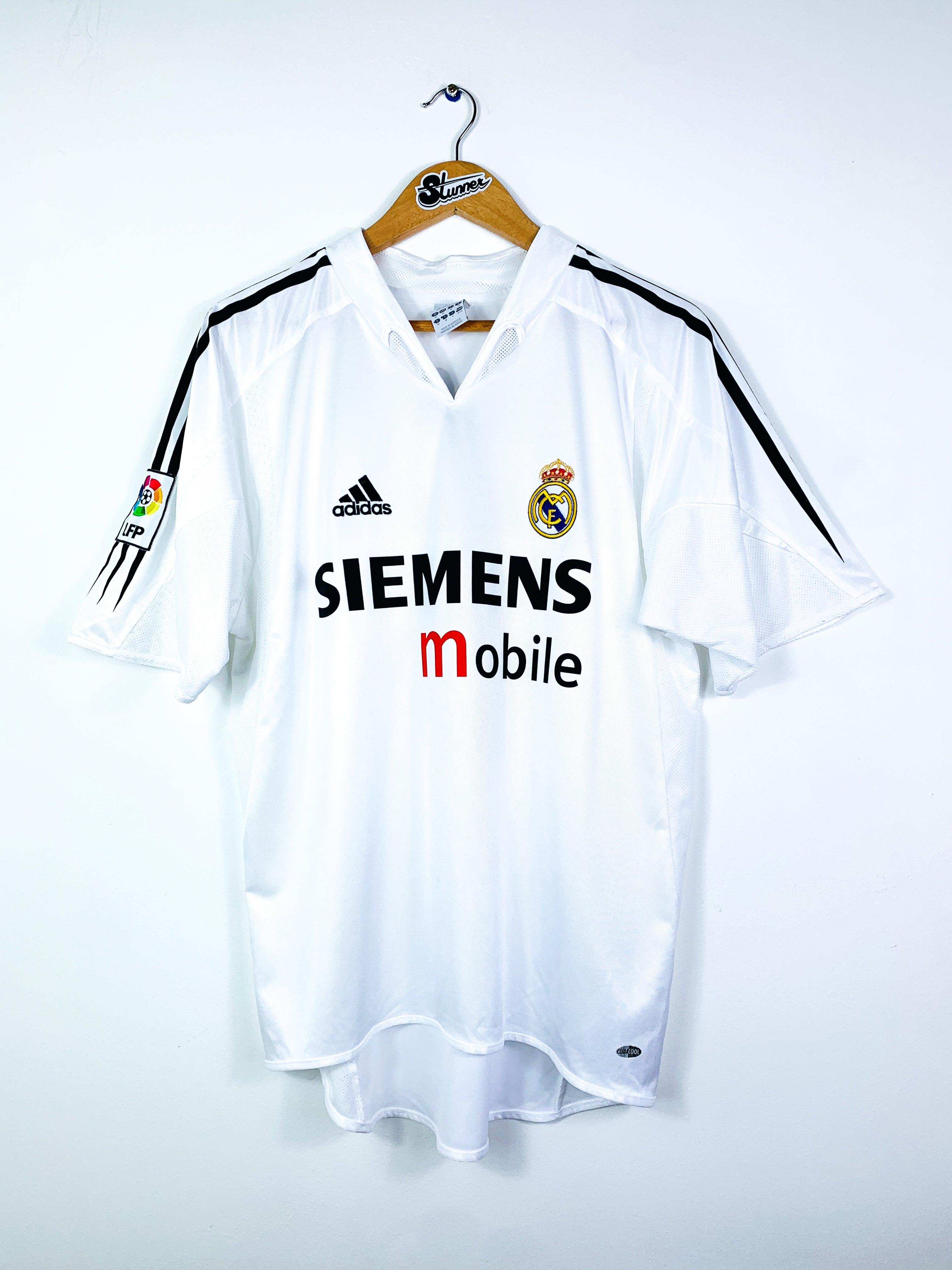REAL MADRID 2004/2005 HOME SHIRT #5 ZIDANE [M]