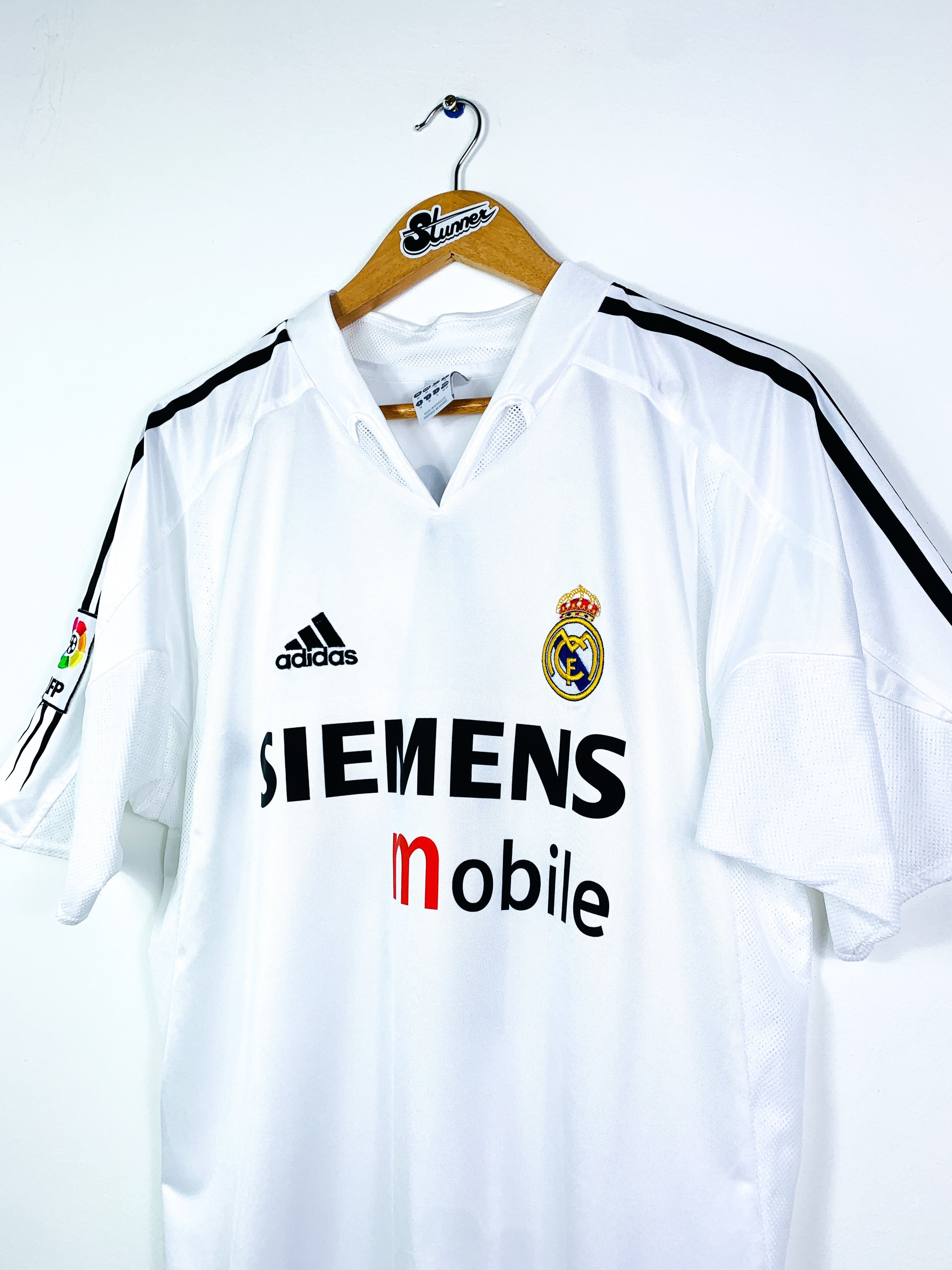 REAL MADRID 2004/2005 HOME SHIRT #5 ZIDANE [M]