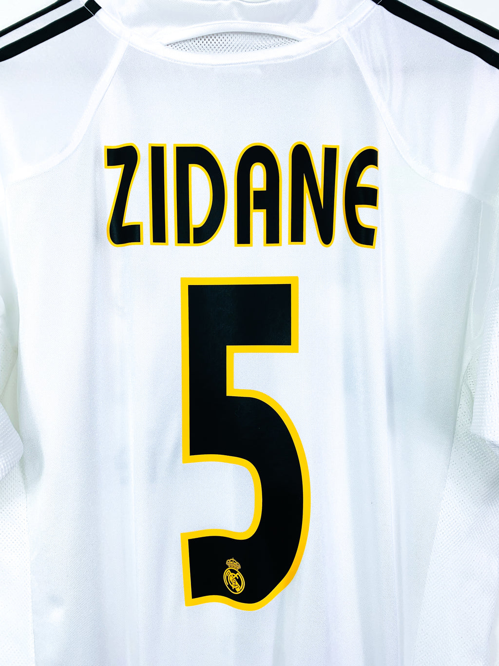 REAL MADRID 2004/2005 HOME SHIRT #5 ZIDANE [M]