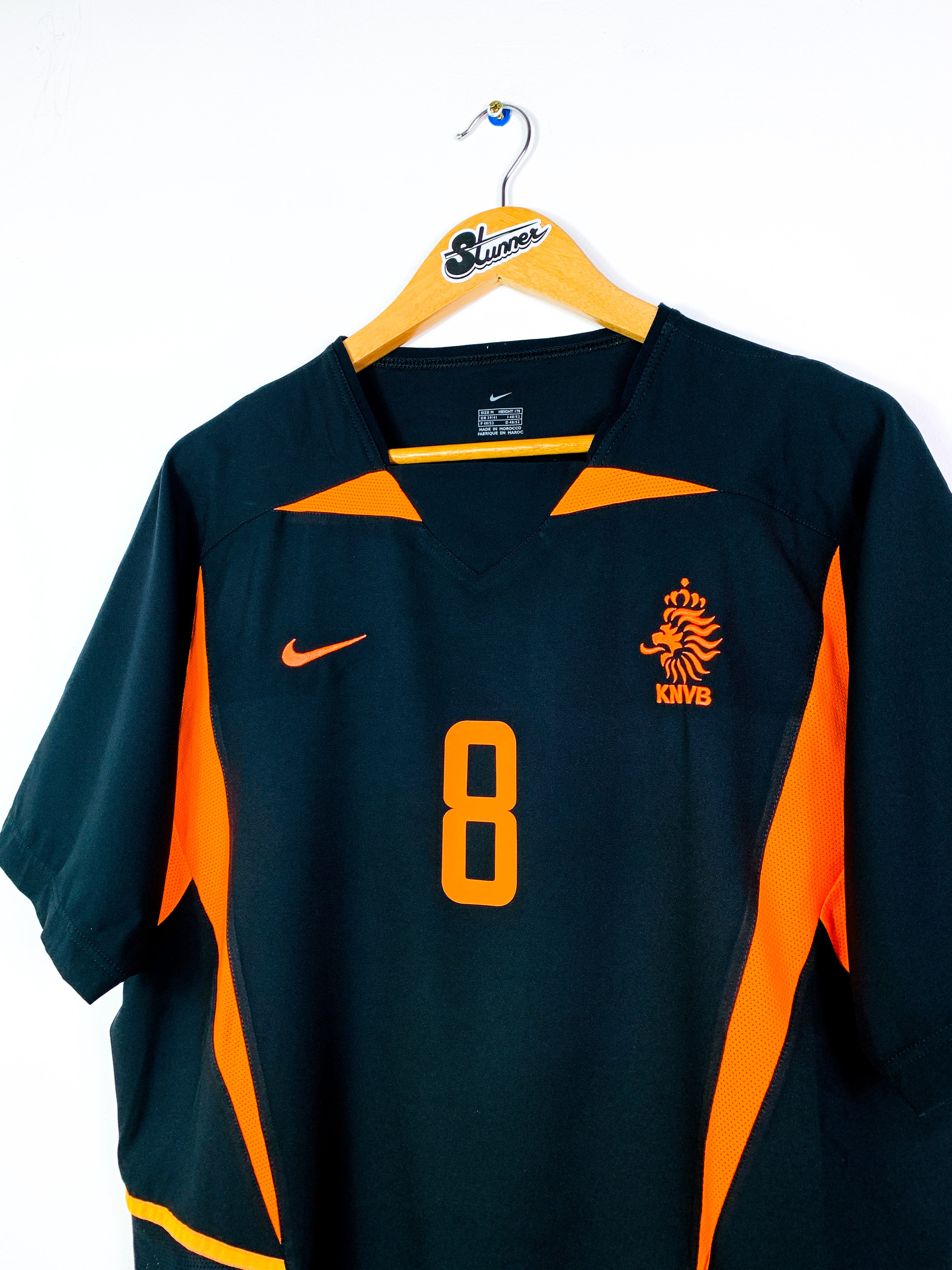 NETHERLANDS 2002/2004 AWAY SHIRT #8 DAVIDS