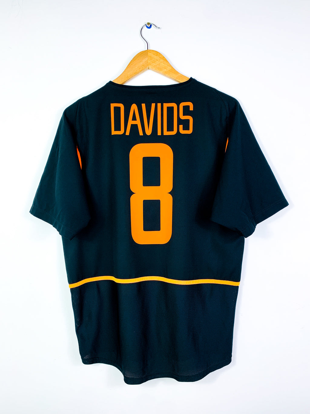 NETHERLANDS 2002/2004 AWAY SHIRT #8 DAVIDS