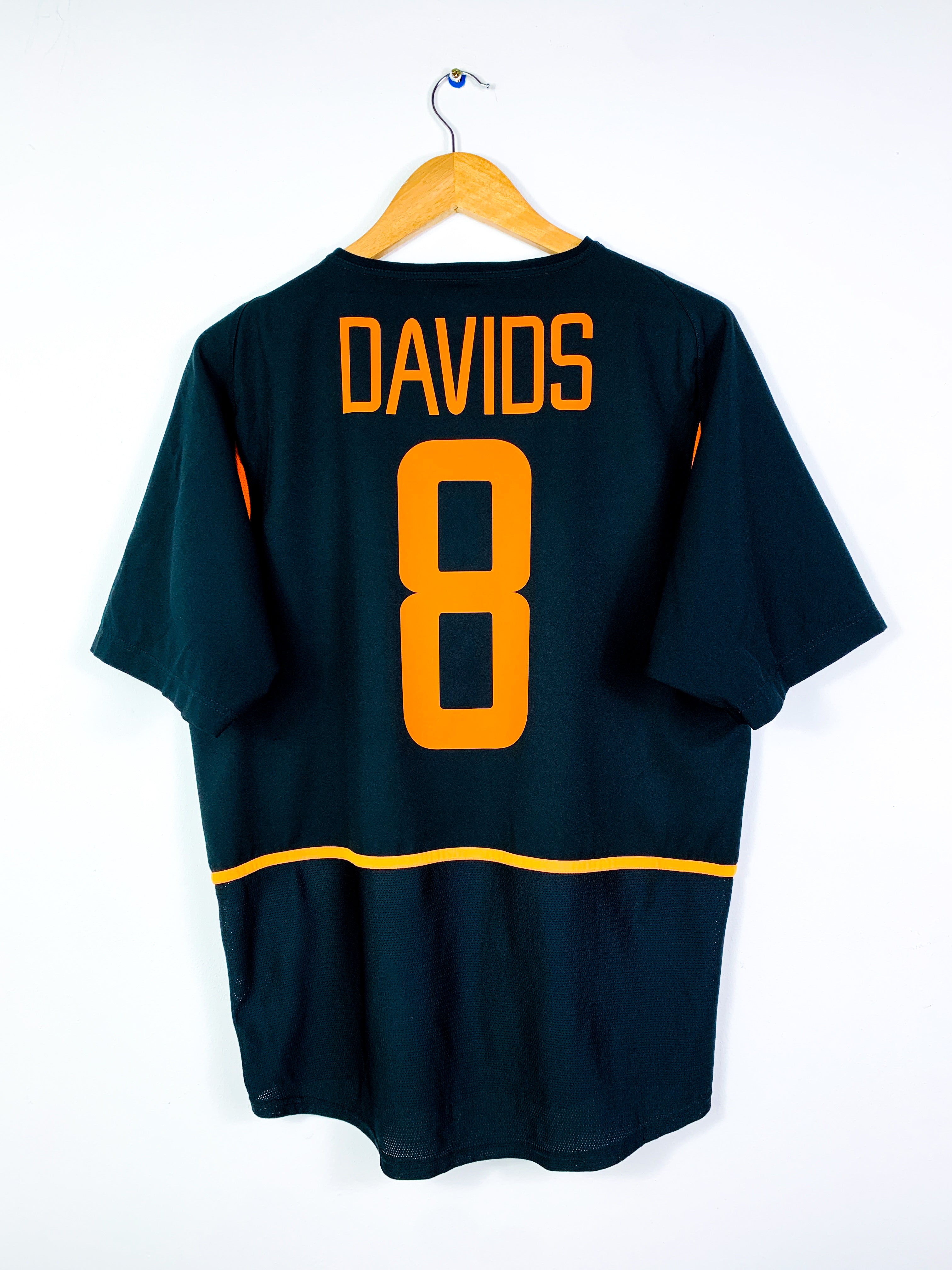 NETHERLANDS 2002/2004 AWAY SHIRT #8 DAVIDS
