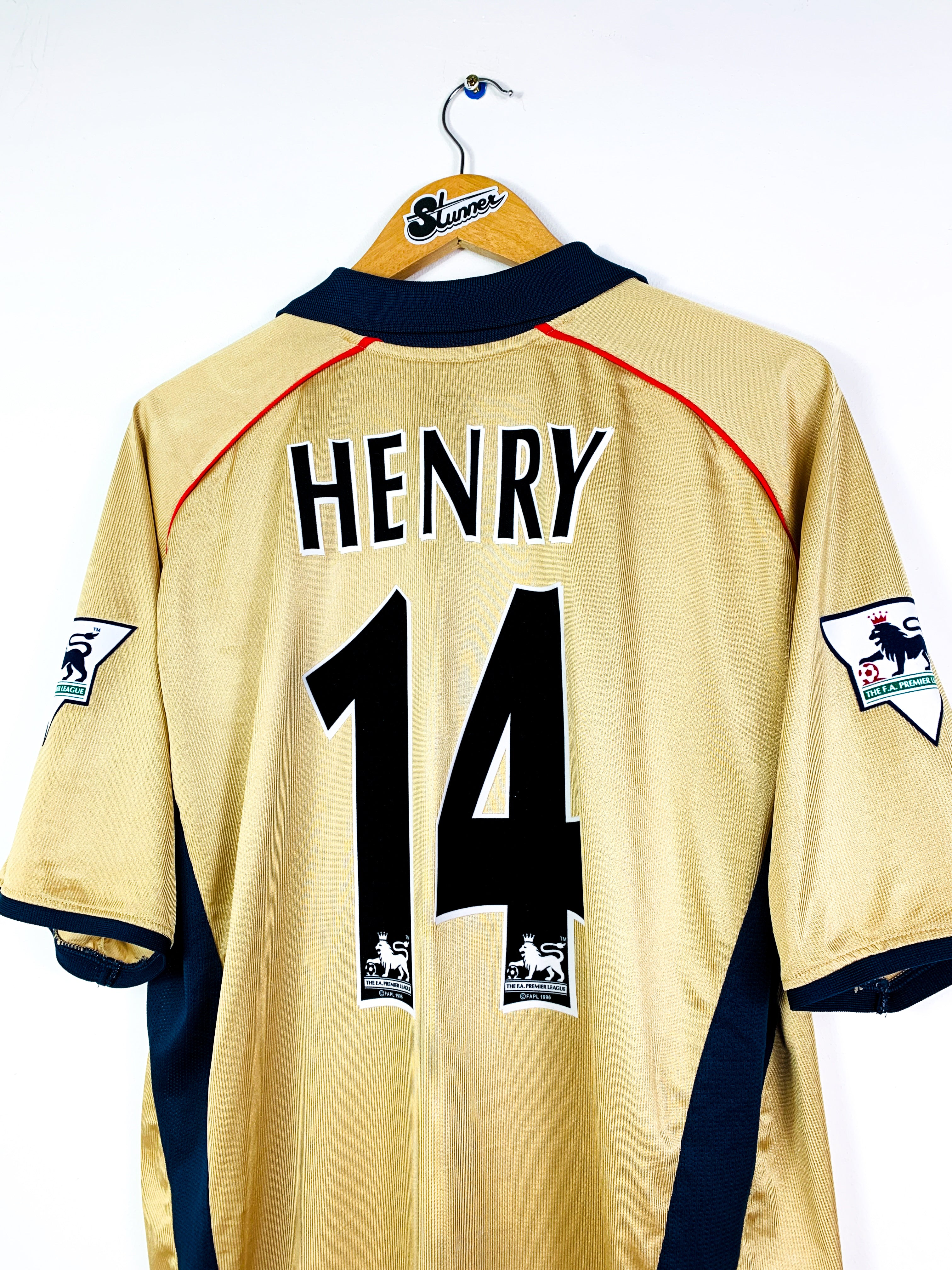 ARSENAL 2001/2002 AWAY SHIRT #14 HENRY [XL]