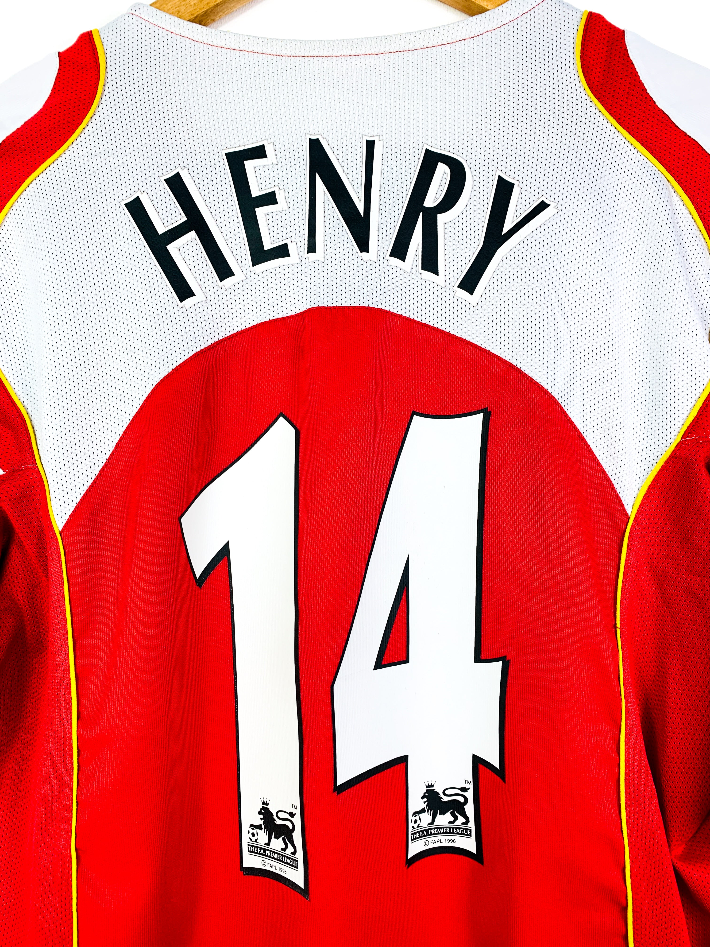 ARSENAL 2004/2005 HOME SHIRT #14 HENRY