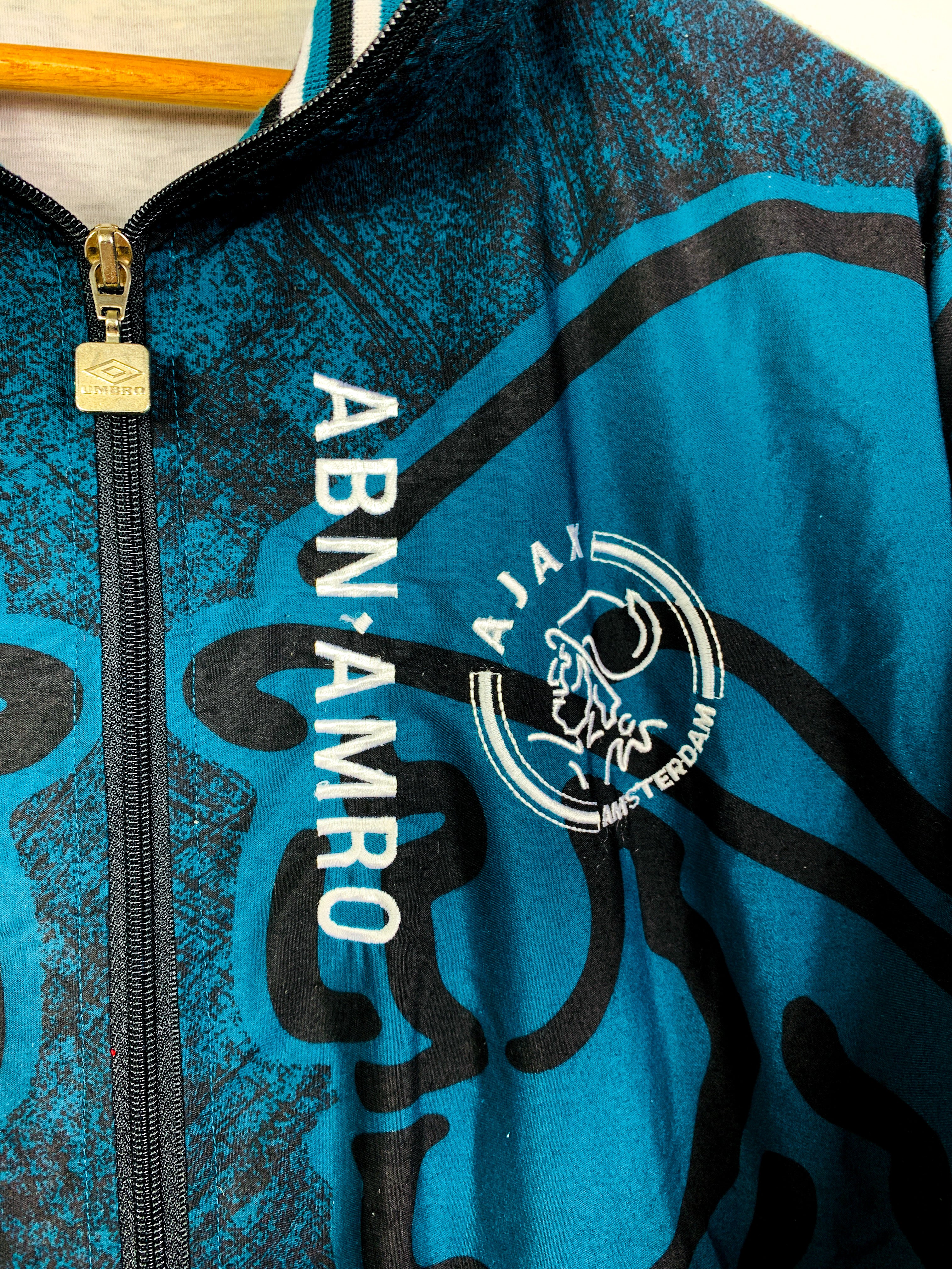 AJAX 1995/1996 *PLAYER ISSUE/WORN* TRAINING FULL TRACKSUIT