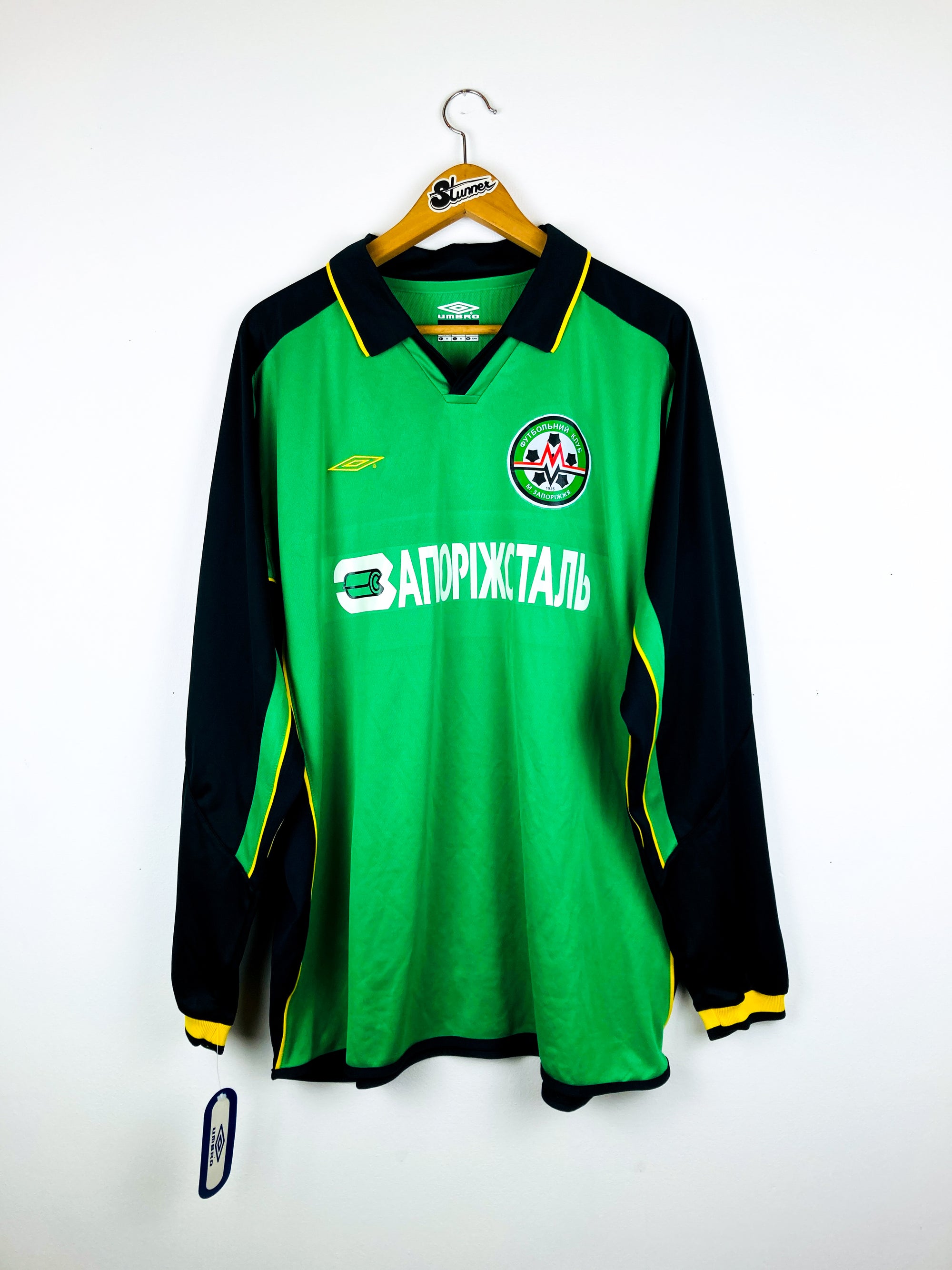 METALURH ZAPORIZHYA 2002/2003 AWAY SHIRT #26 DEMCHENKO [BNWT]