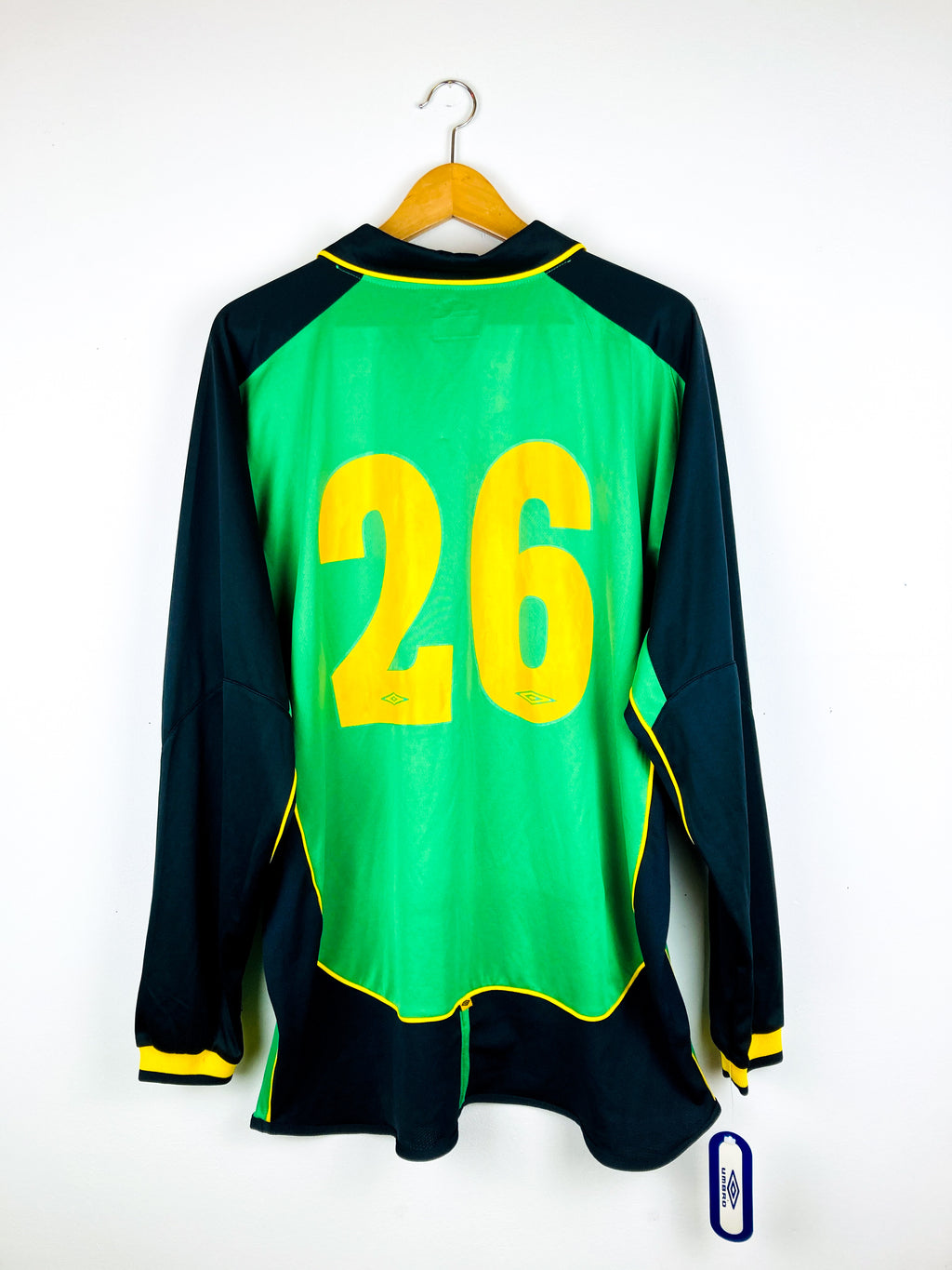 METALURH ZAPORIZHYA 2002/2003 AWAY SHIRT #26 DEMCHENKO [BNWT]