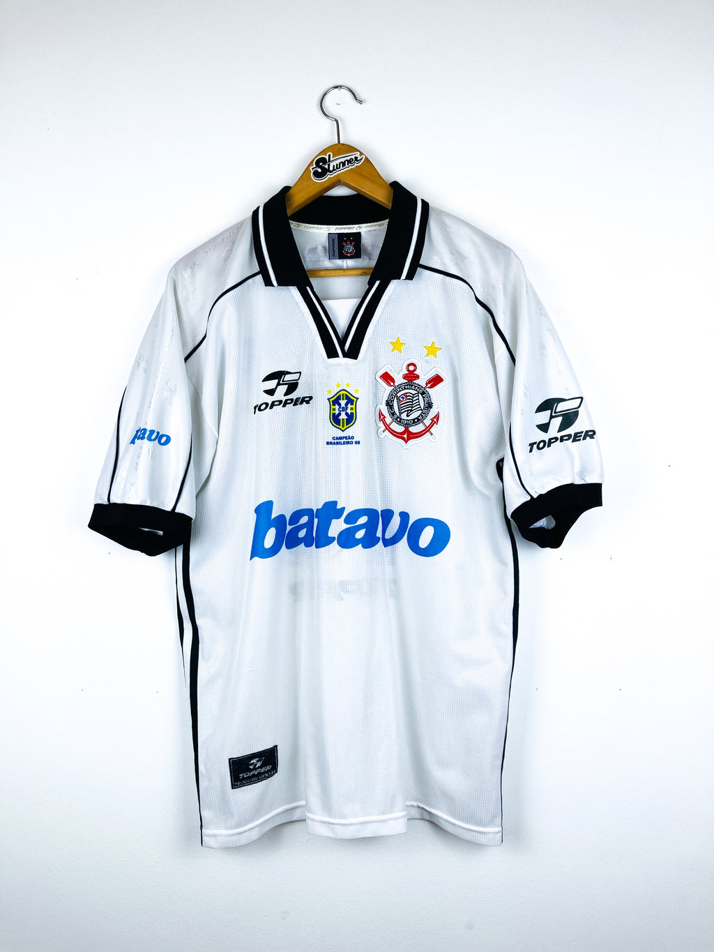 CORINTHIANS 1999/2000 HOME SHIRT #10 EDILSON