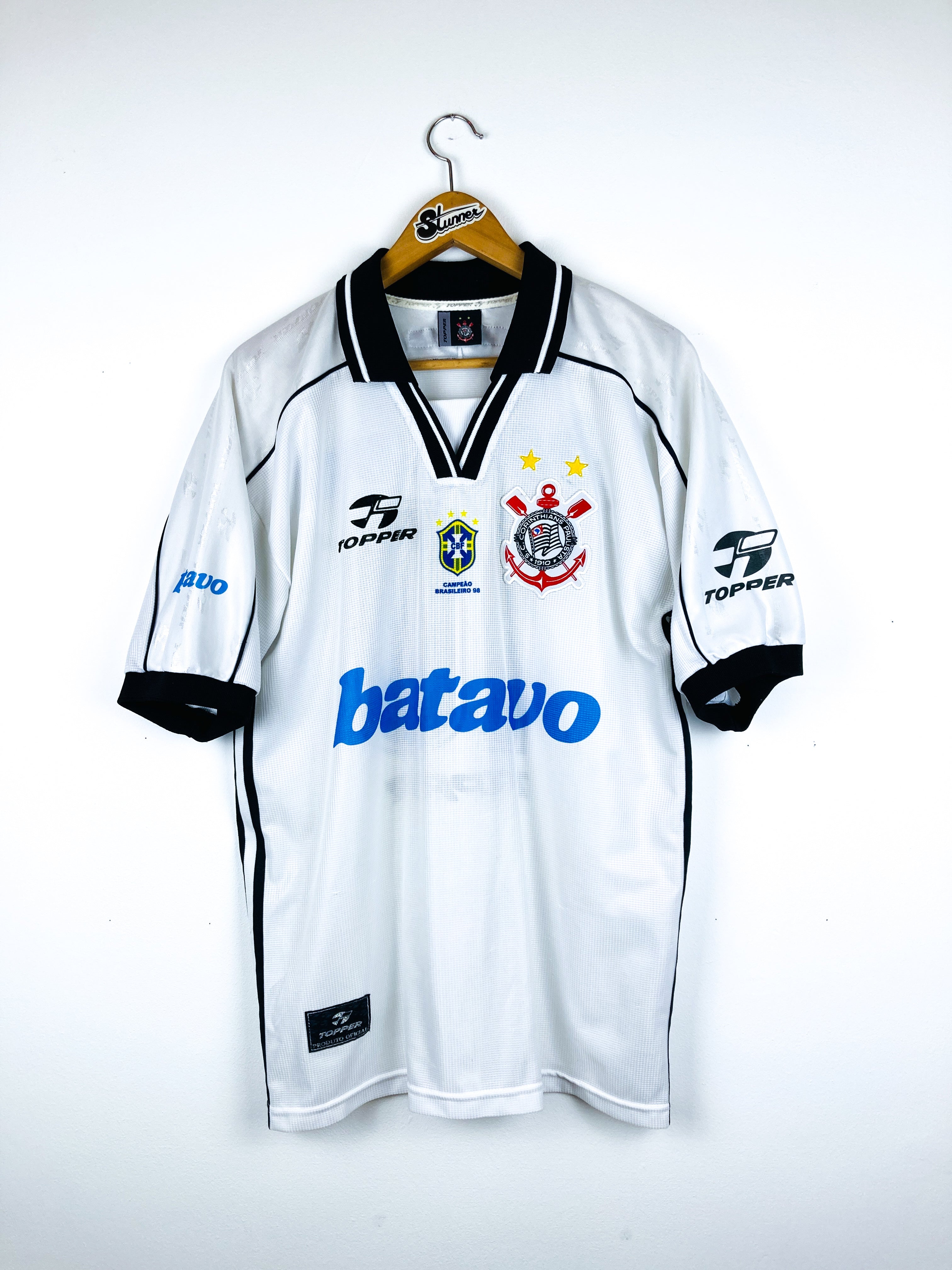 CORINTHIANS 1999/2000 HOME SHIRT #10 EDILSON
