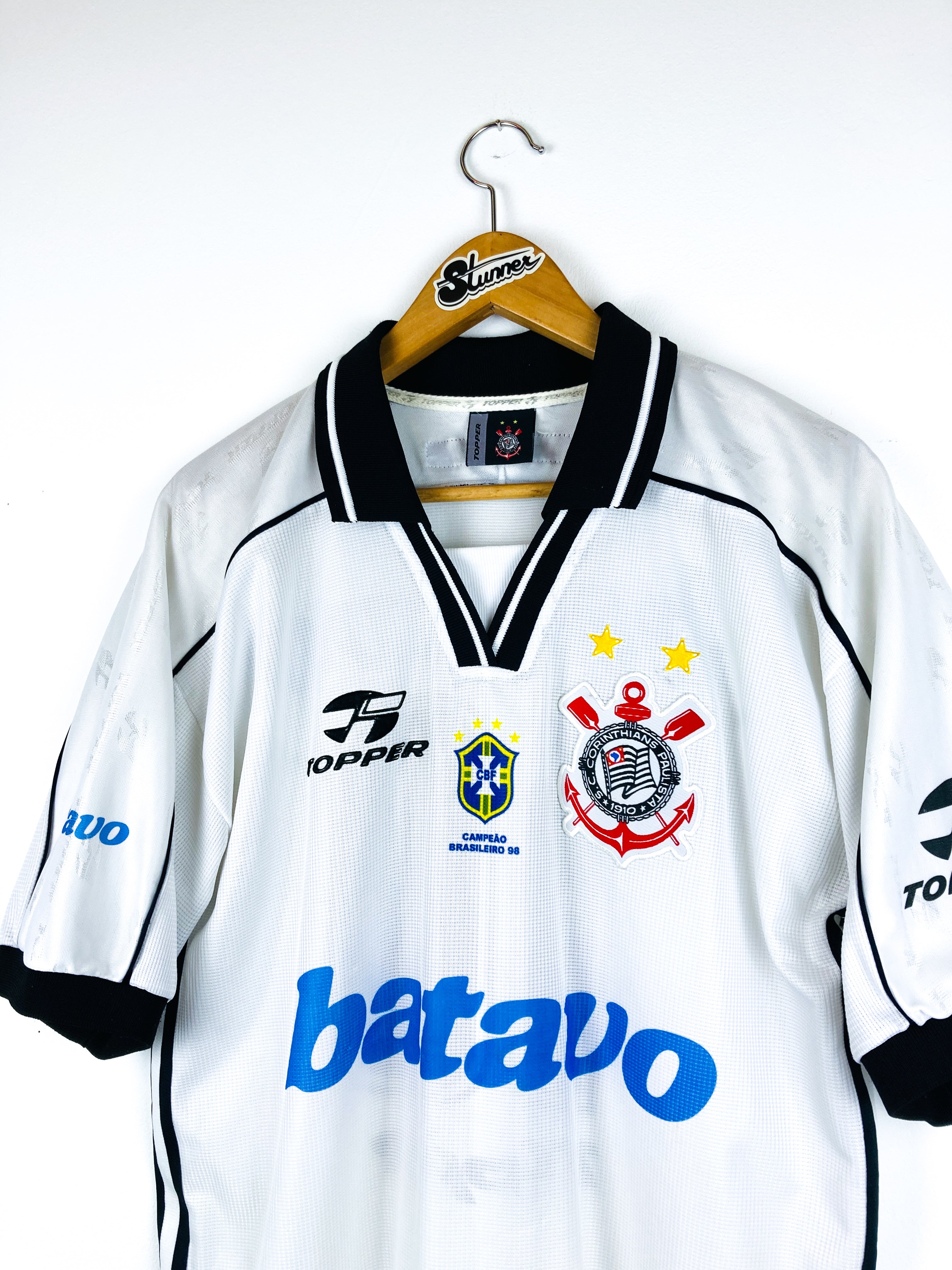 CORINTHIANS 1999/2000 HOME SHIRT #10 EDILSON