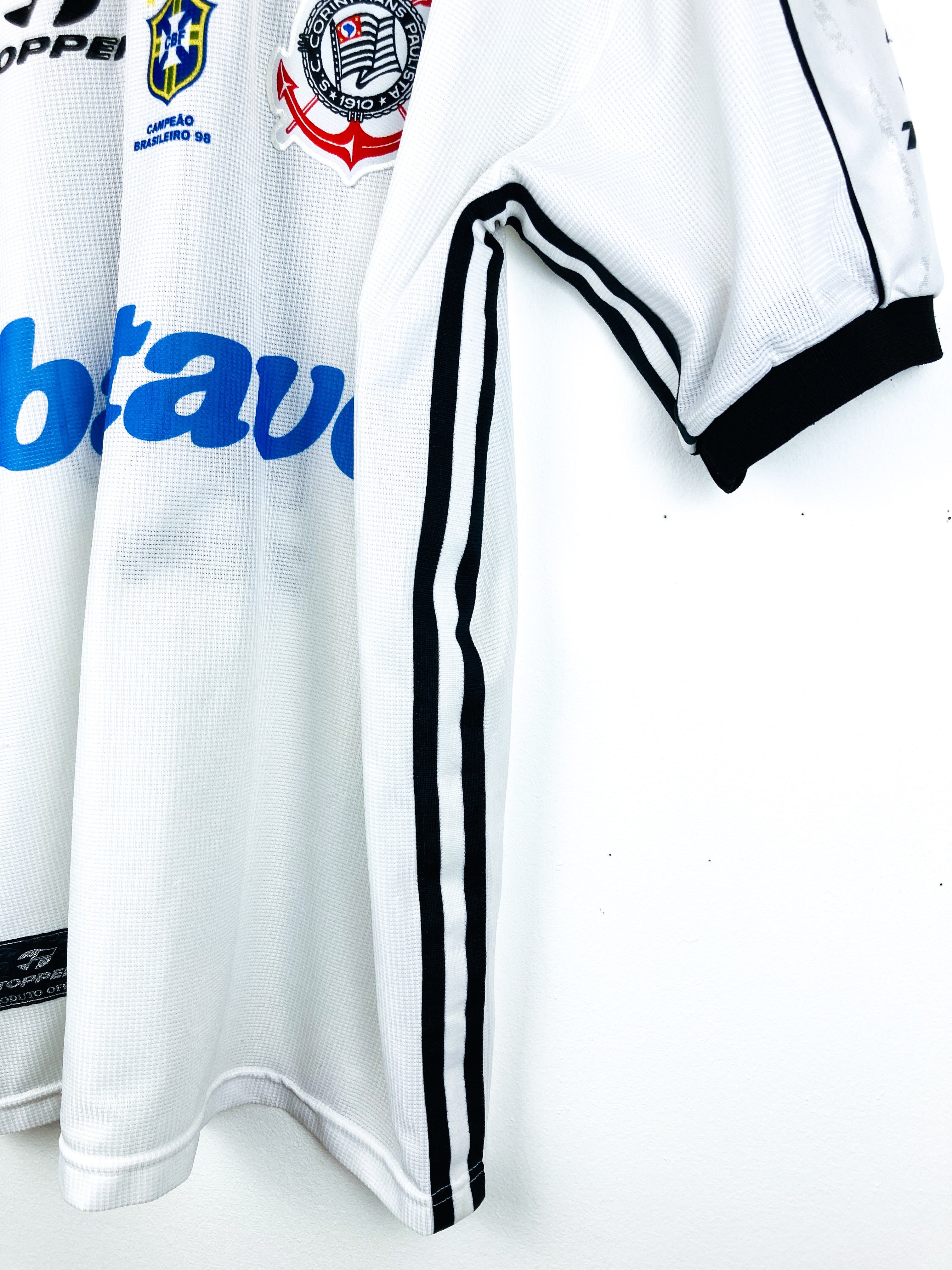 CORINTHIANS 1999/2000 HOME SHIRT #10 EDILSON