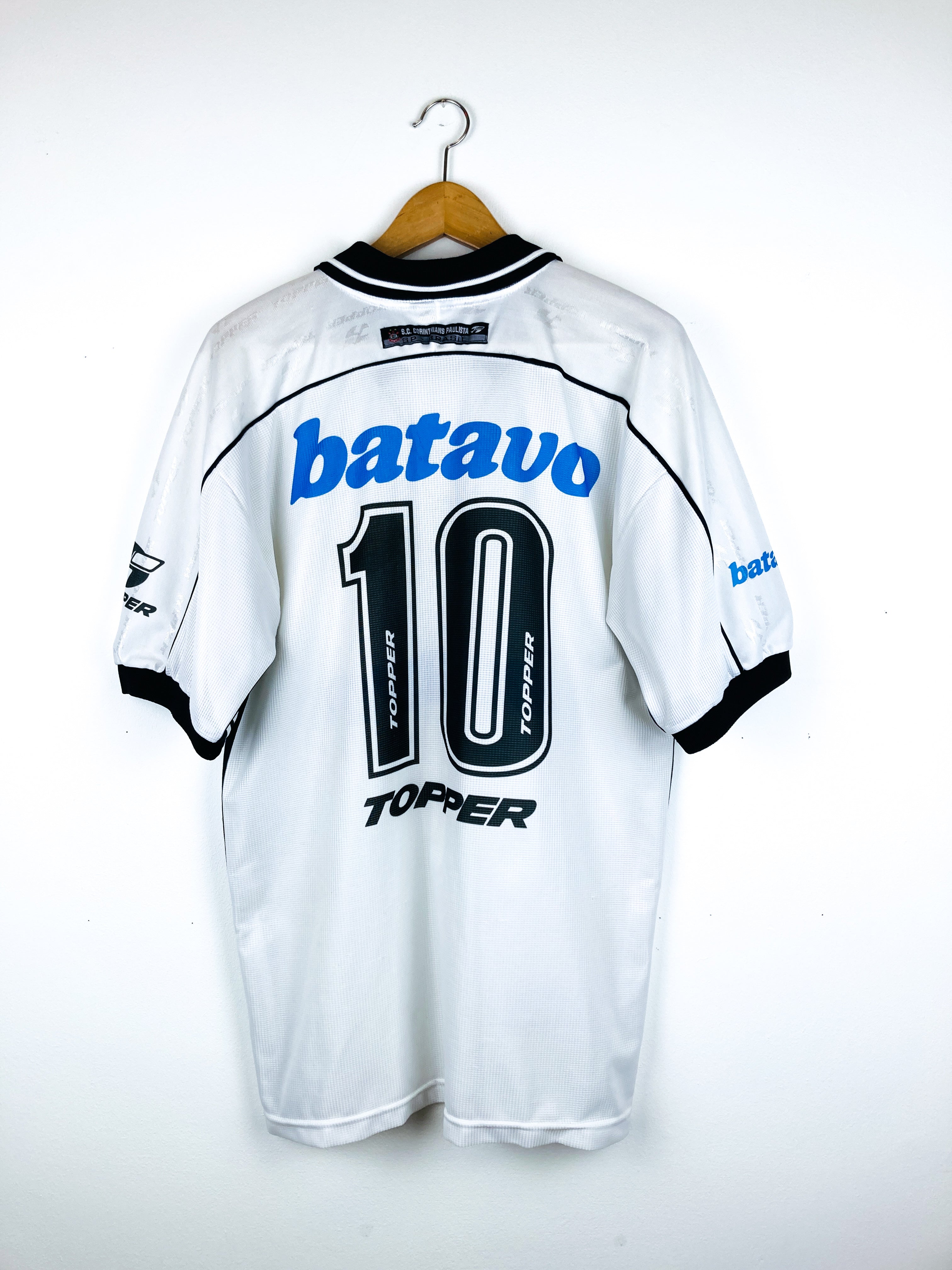 CORINTHIANS 1999/2000 HOME SHIRT #10 EDILSON