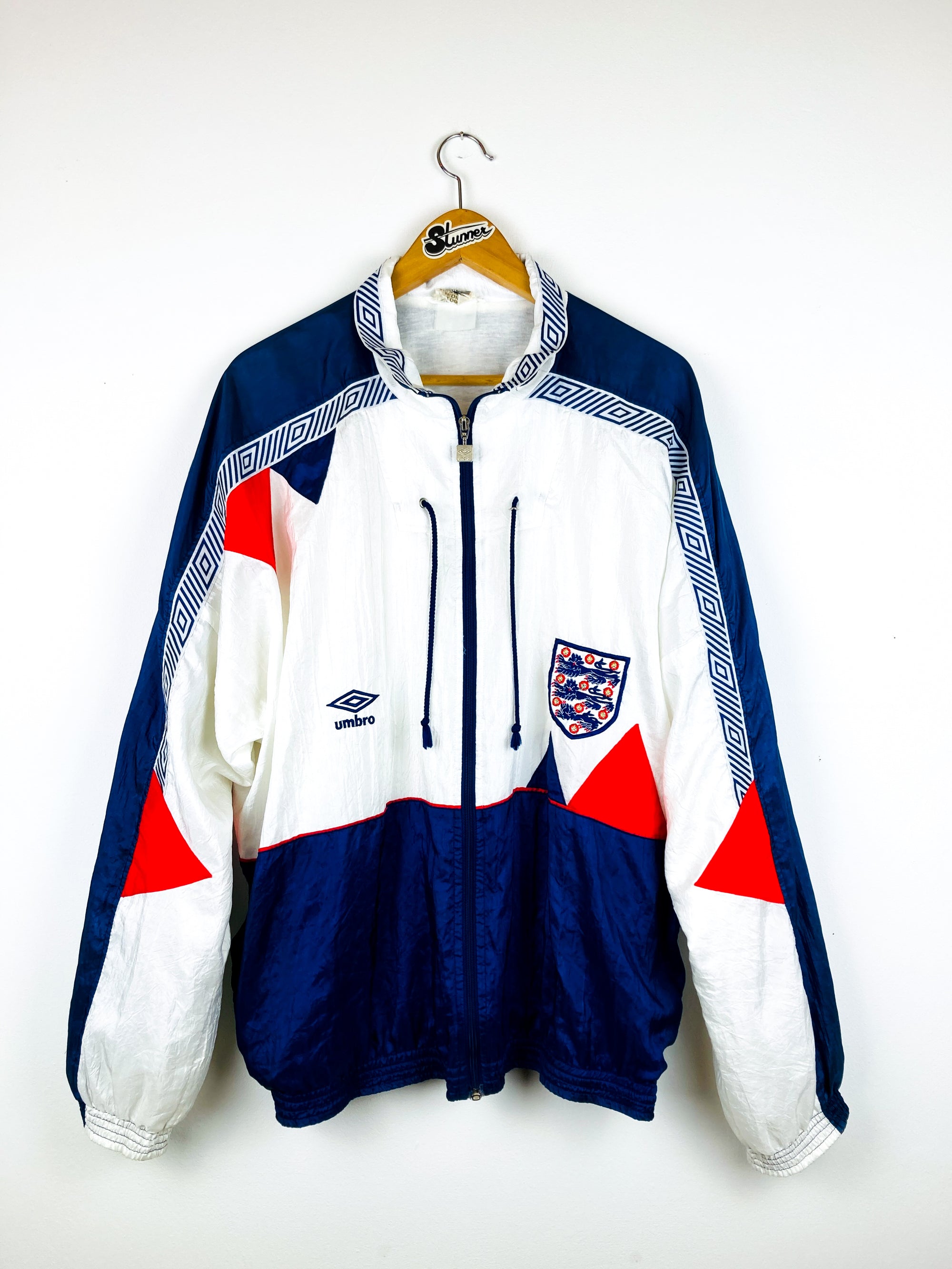 ENGLAND 1990/1992 UMBRO TRAINING JACKET