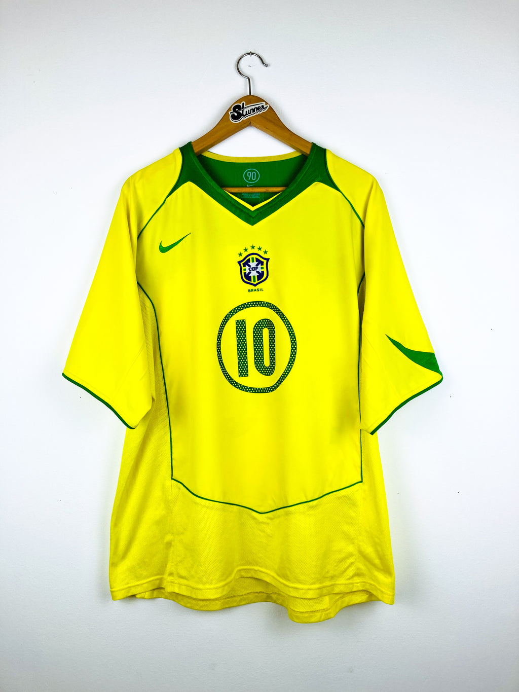 BRAZIL 2004/2006 HOME SHIRT #10 RONALDINHO