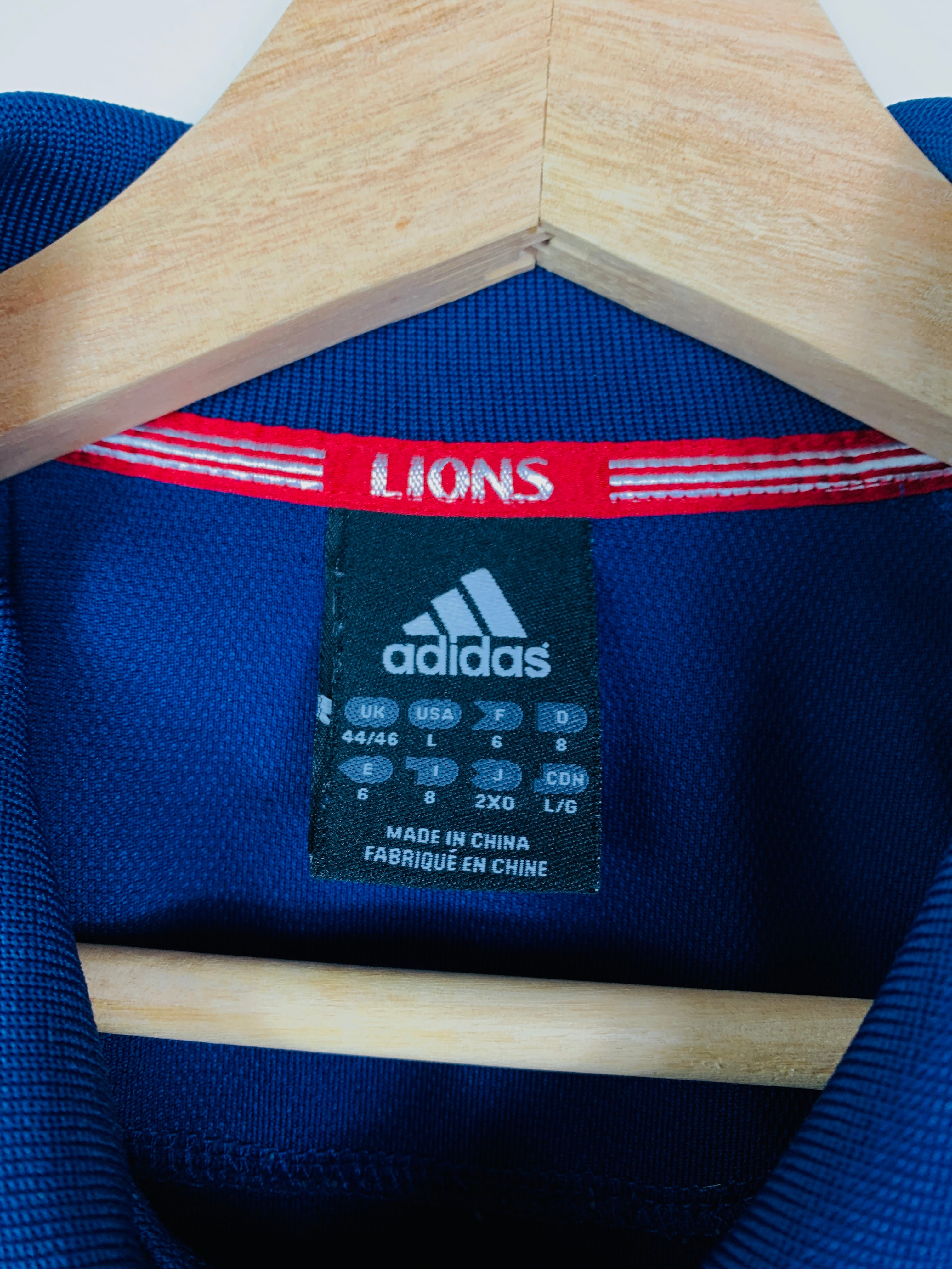 BRITISH & IRISH LIONS 2005 TRAINING RUGBY POLO SHIRT [XL]